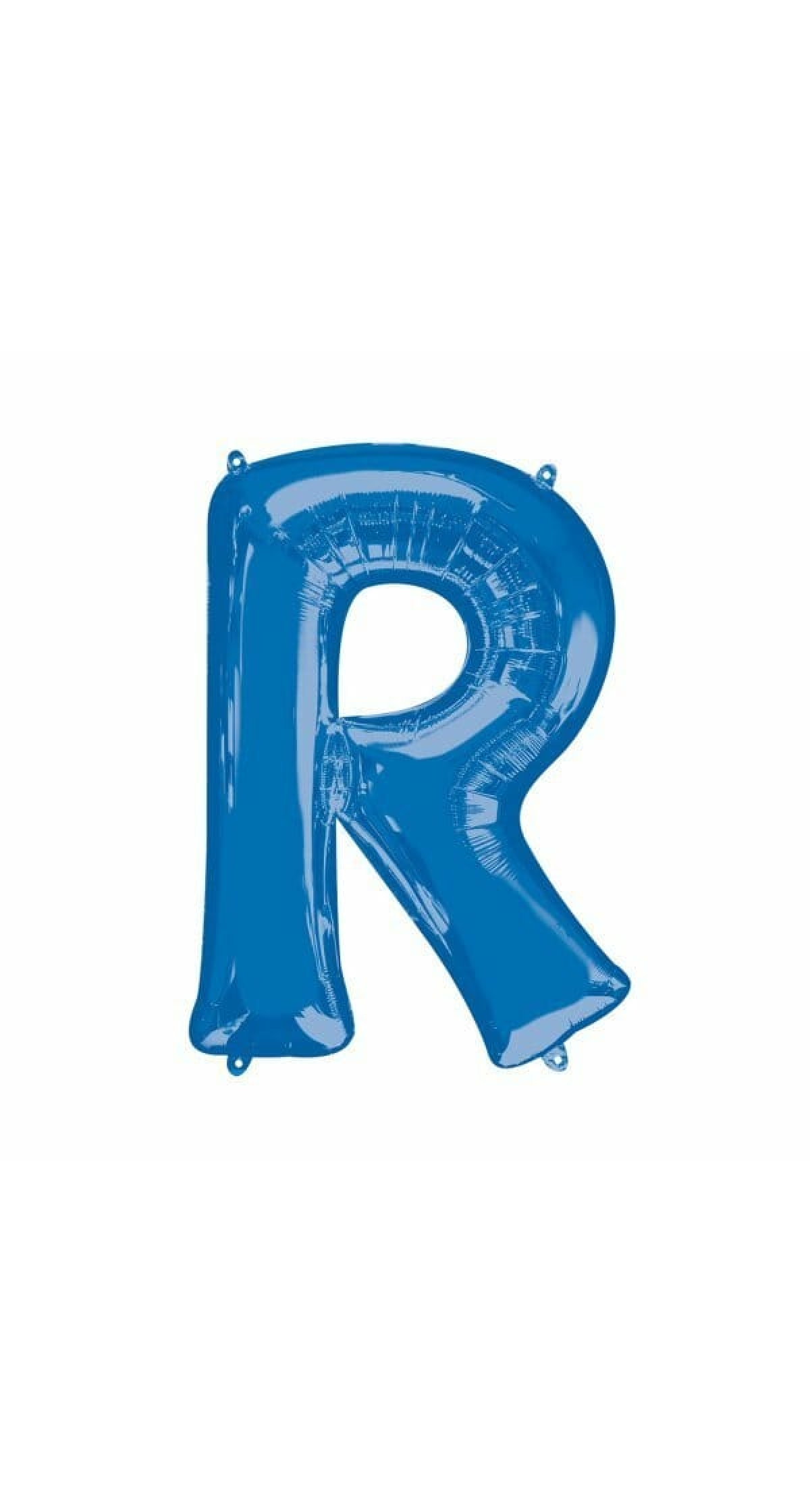 Blue Letter "R" Foil Balloon 34''