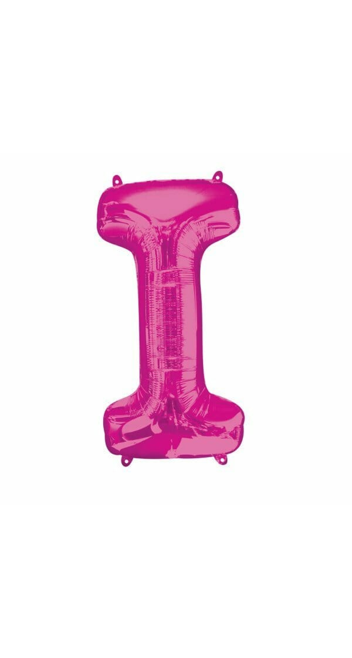Pink Letter " I " Foil Balloon 34''