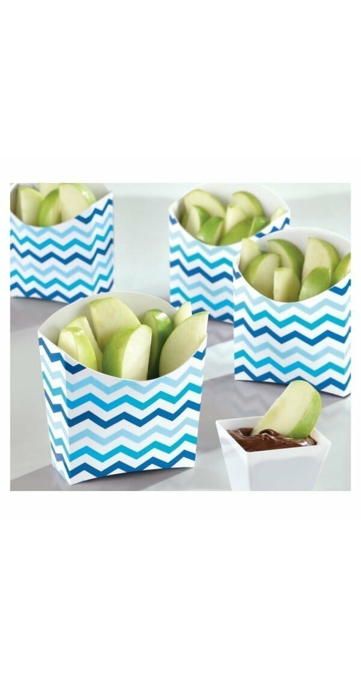 Blue Snack Containers - 24pcs