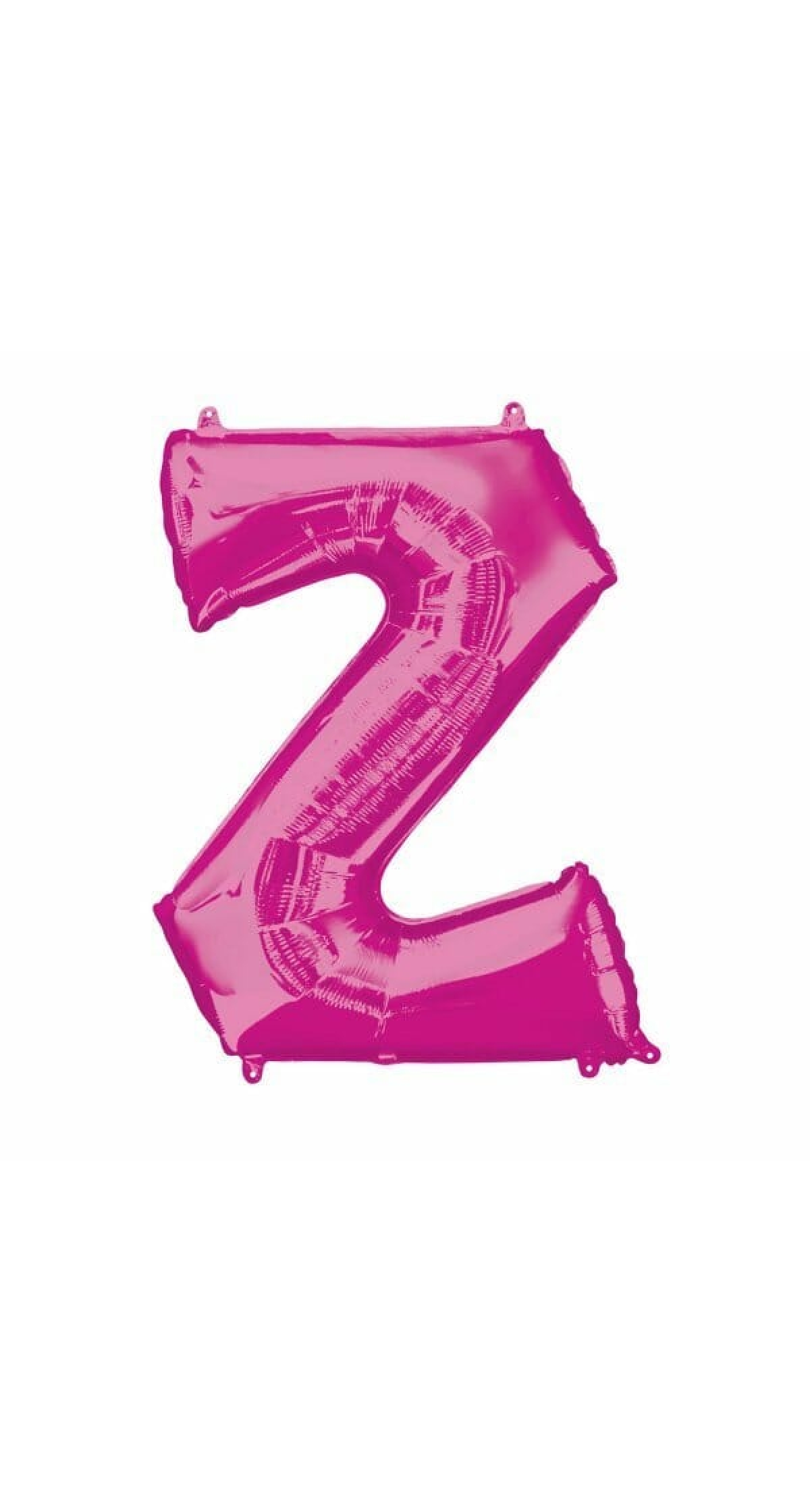 Pink Letter " Z " Foil Balloon 34''