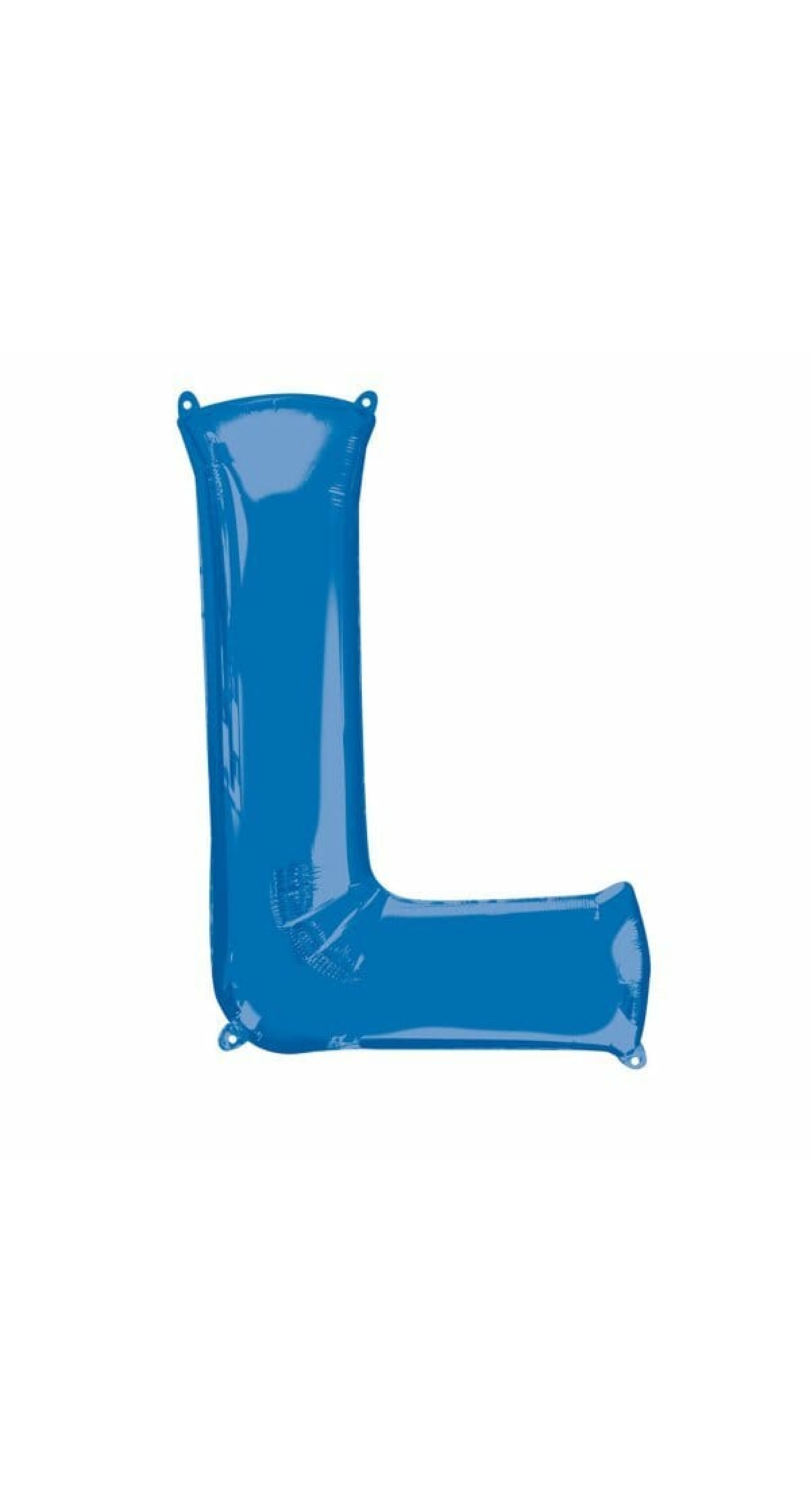 Blue Letter " L " Foil Balloon 34''