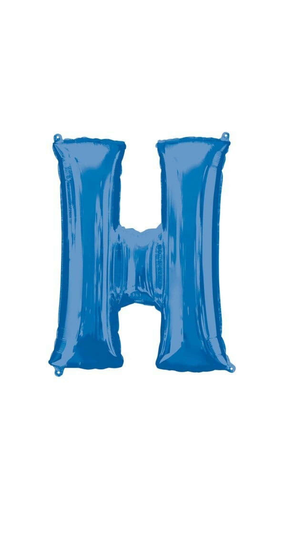 Blue Letter "H" Foil Balloon 34''