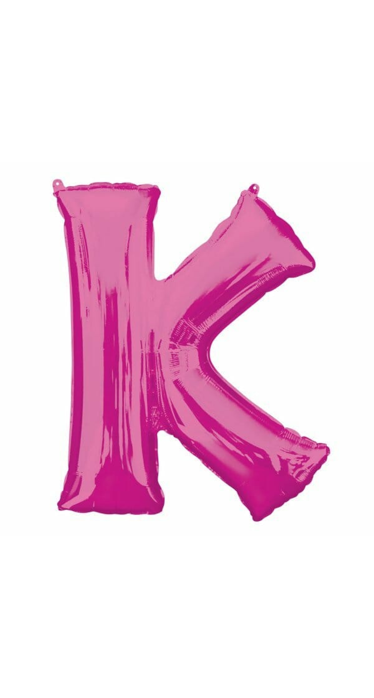 Pink Letter " K " Foil Balloon 34''