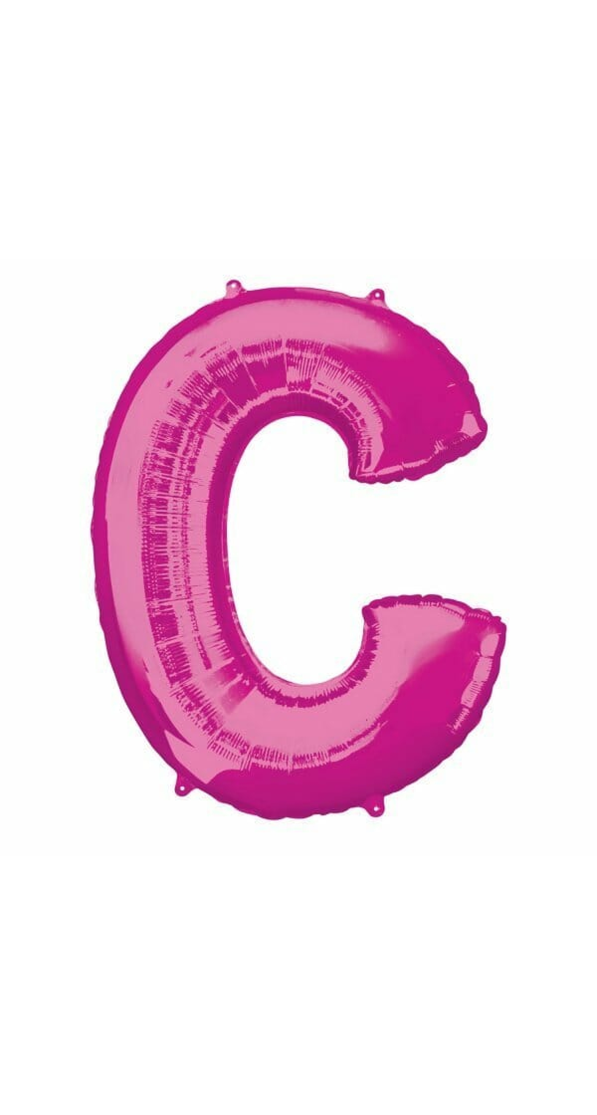 Pink Letter " C " Foil Balloon 34''