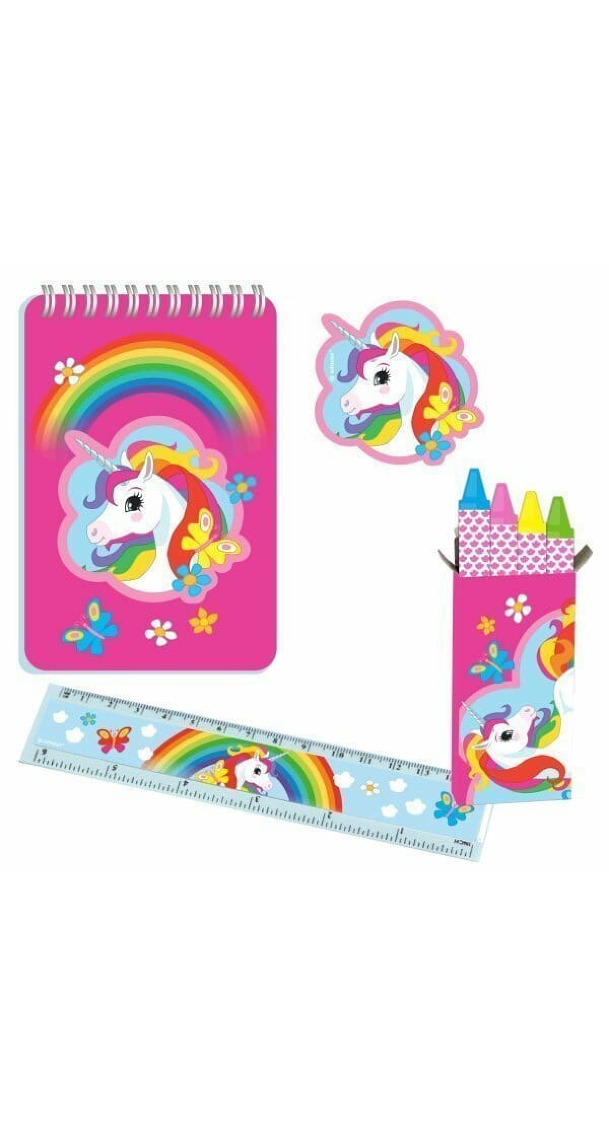 Unicorn Party Stationary Favor Set - 20pk
