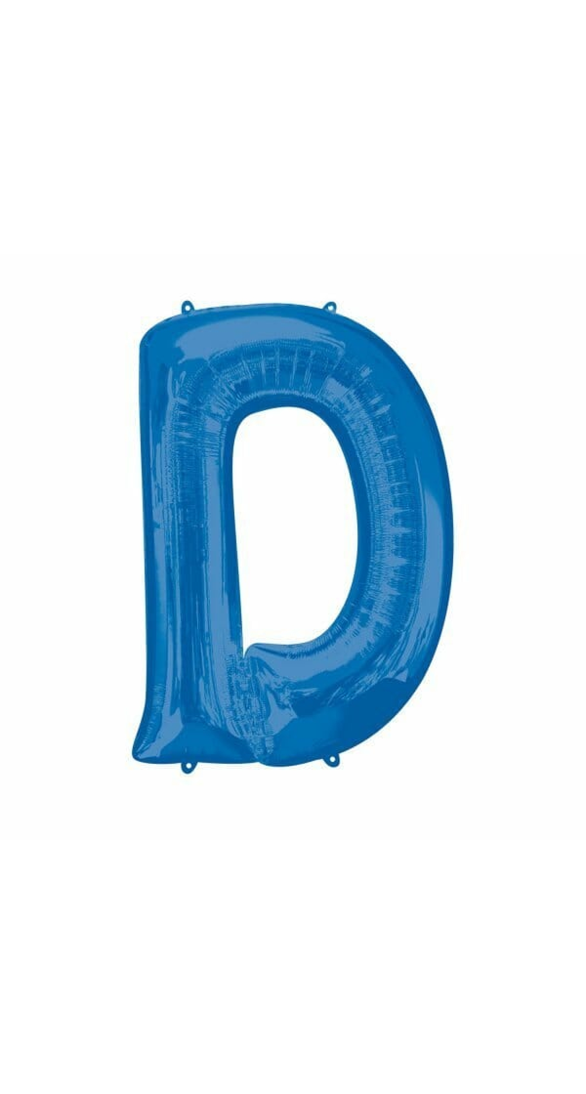 Blue Letter " D " Foil Balloon 34''
