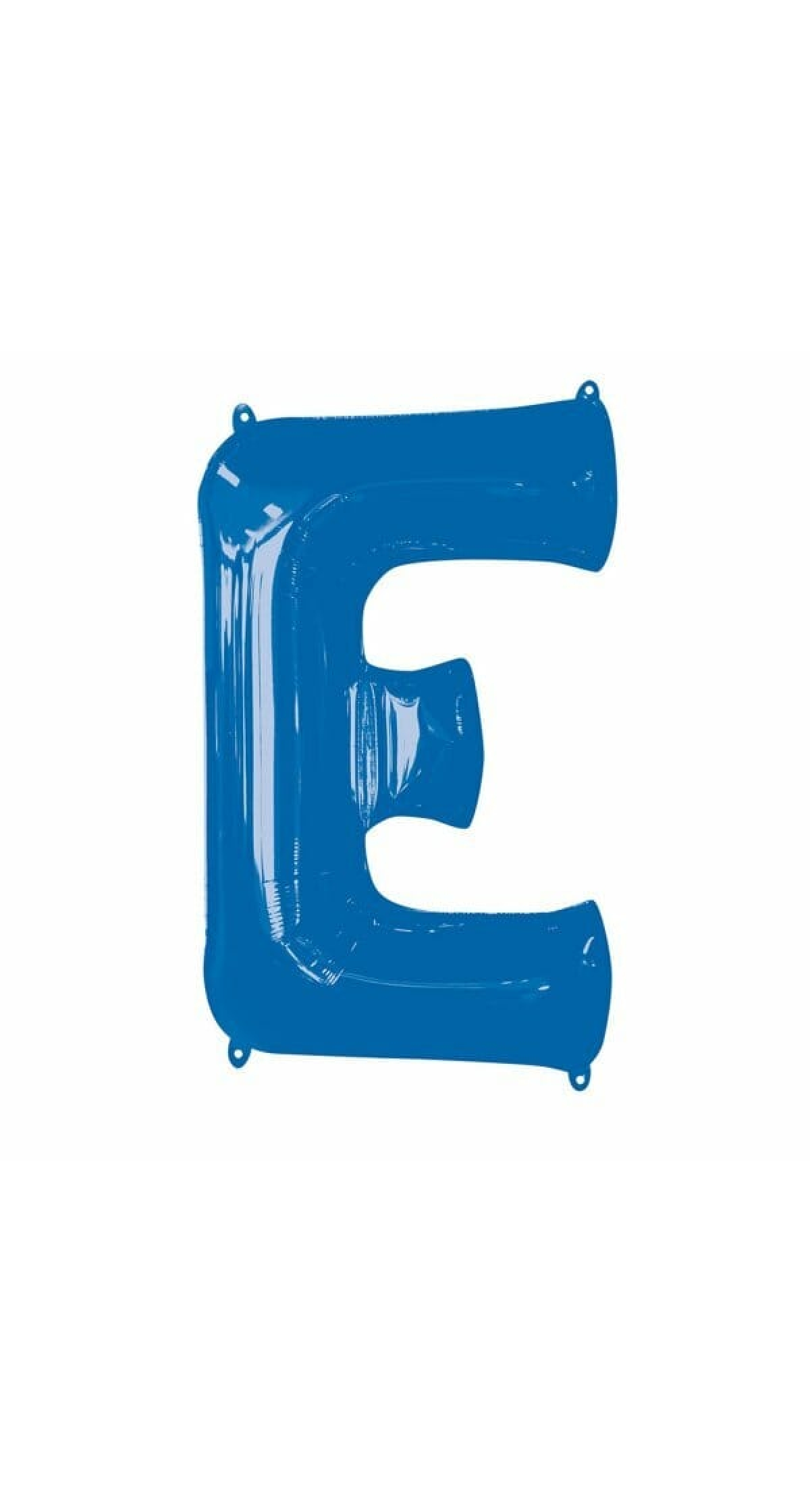 Blue Letter " E " Foil Balloon 34''