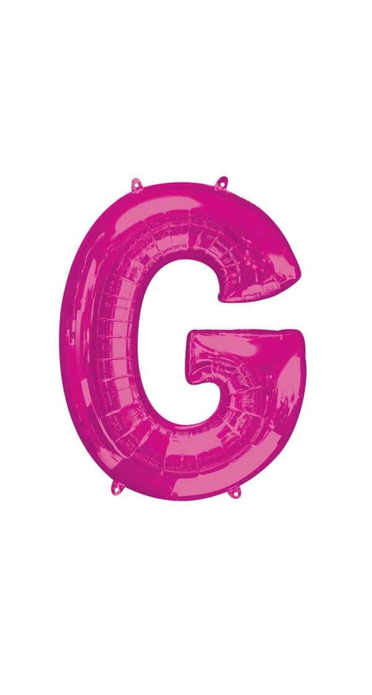 Pink Letter " G " Foil Balloon 34''
