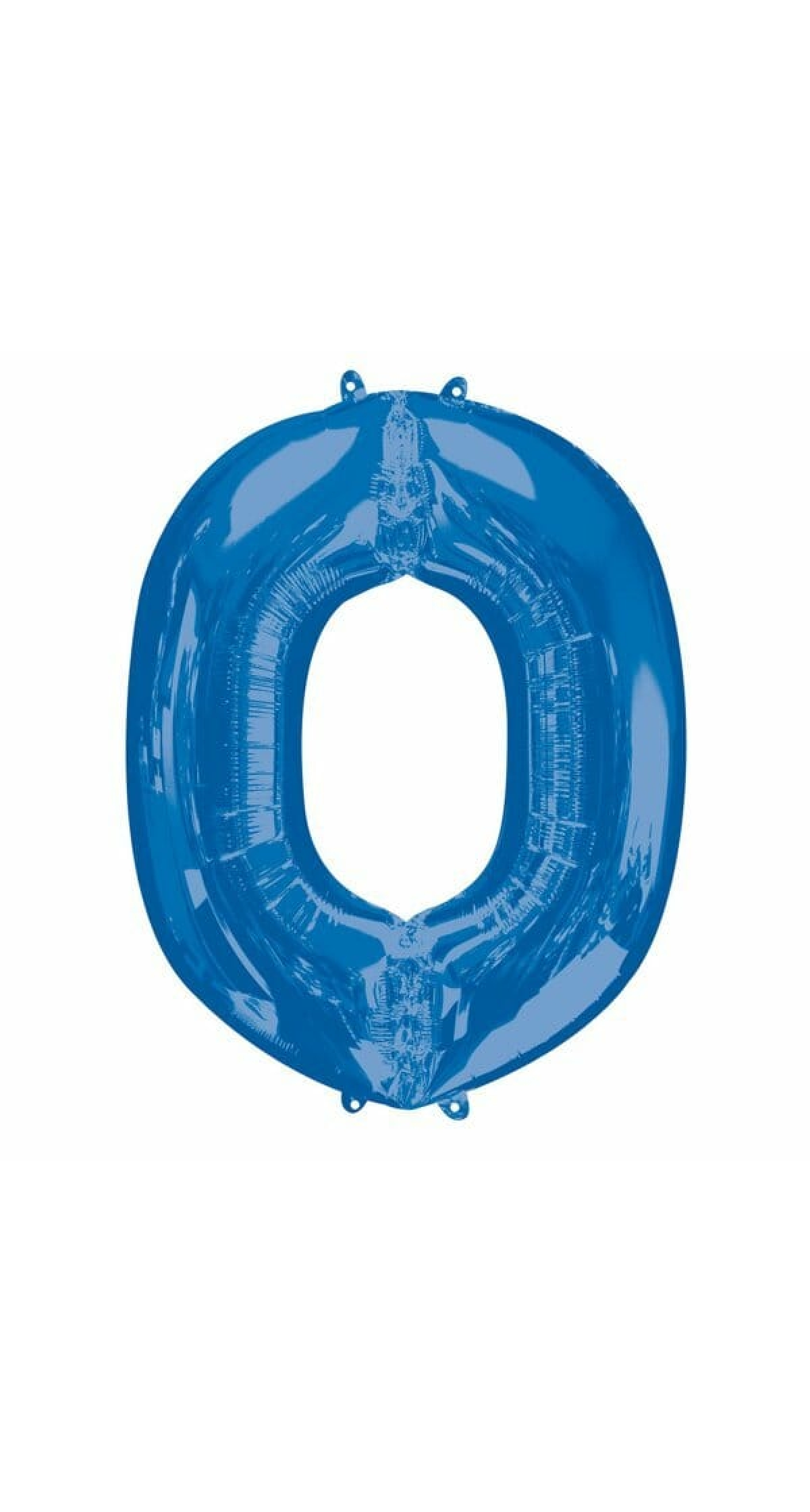 Blue Letter " O " Foil Balloon 34''