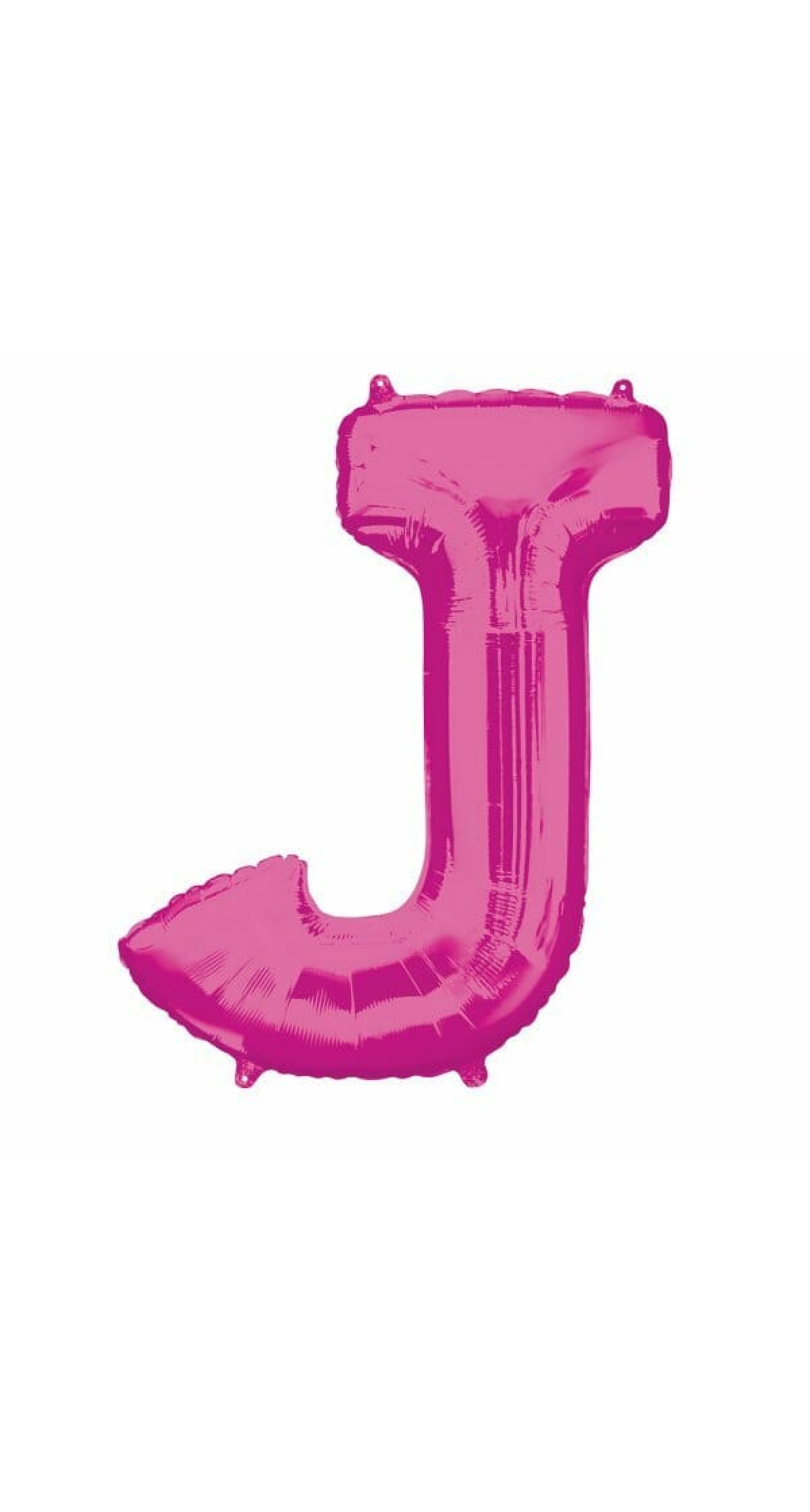 Pink Letter " J " Foil Balloon 34''