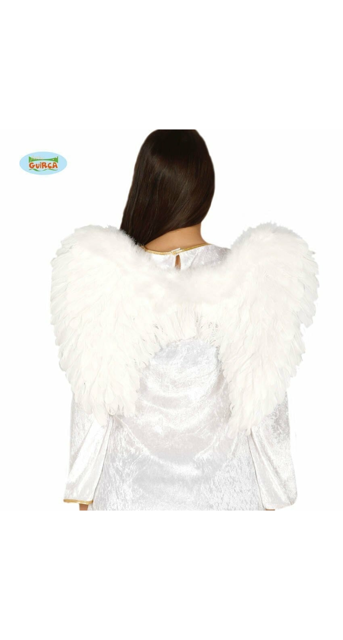 Angel White Feathered Wings - 50cm