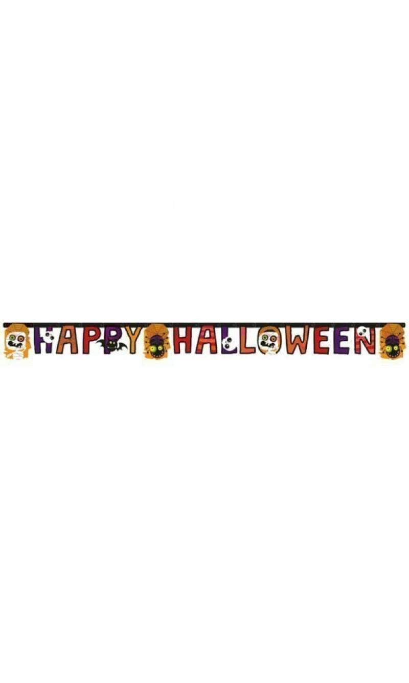 Kids Halloween  Banner - 180cm x 15cm
