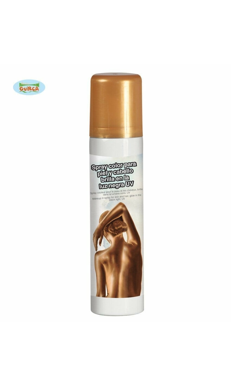 Hair, Face & Body Glitter Spray 100ml - Gold