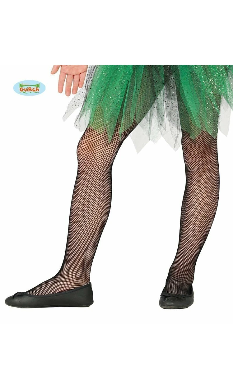 Child Black Net Tights