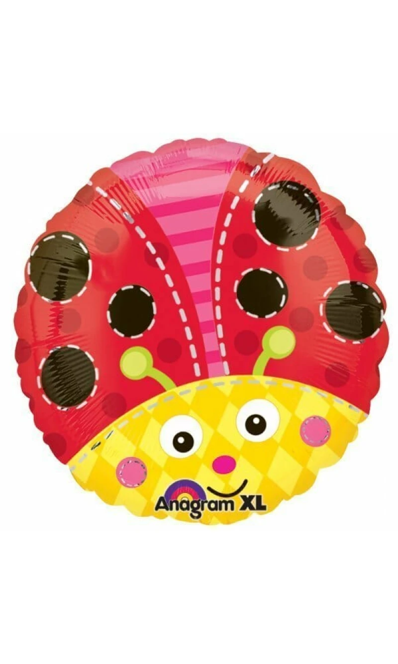 Cute Lady Bug Foil Balloons 17"