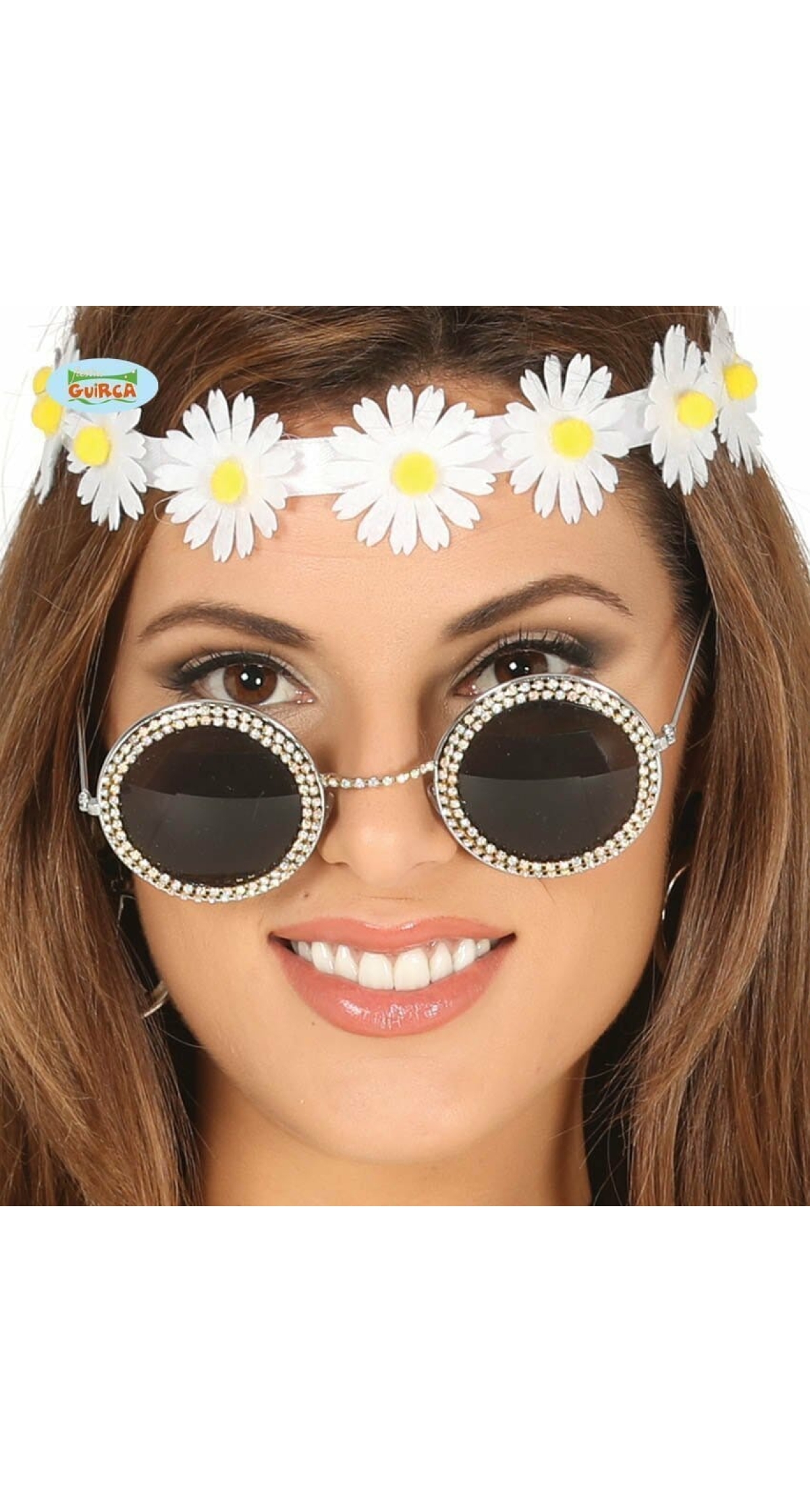 Round Glasses With Jewels
