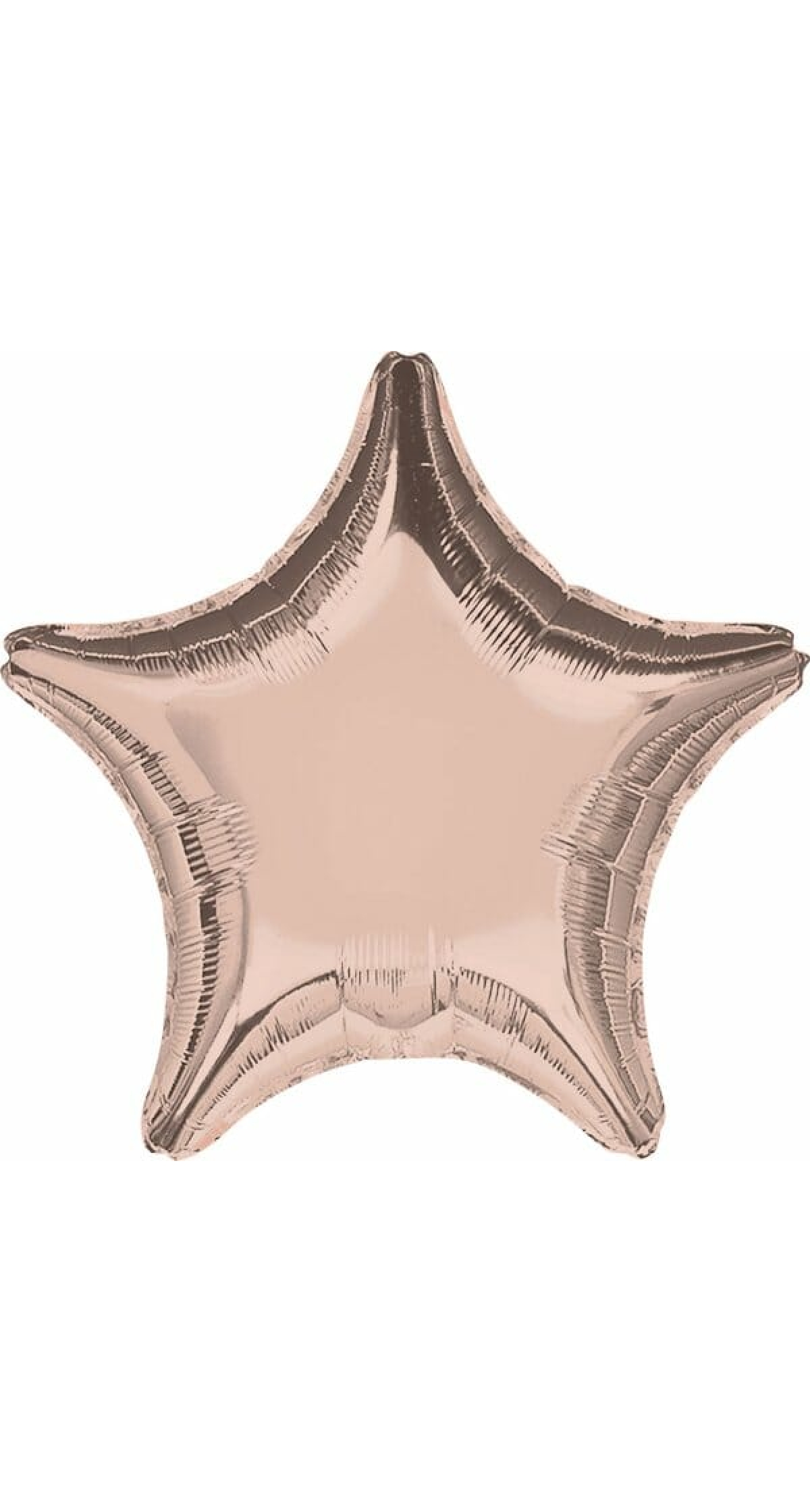 Rose Gold Star Foil Balloon 19"