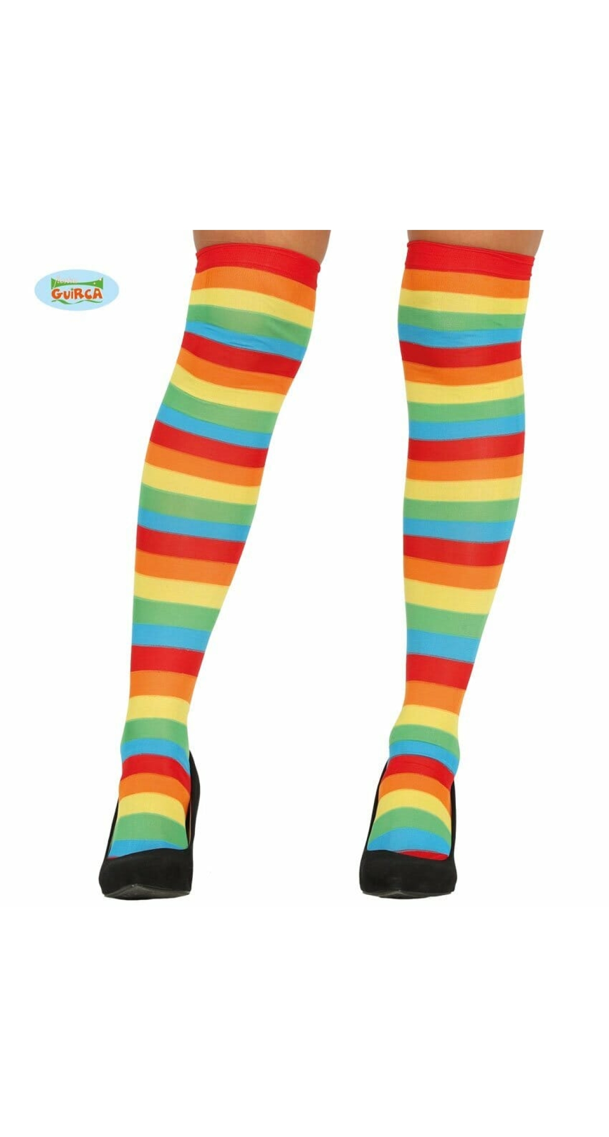 Multicolored Striped Stockings