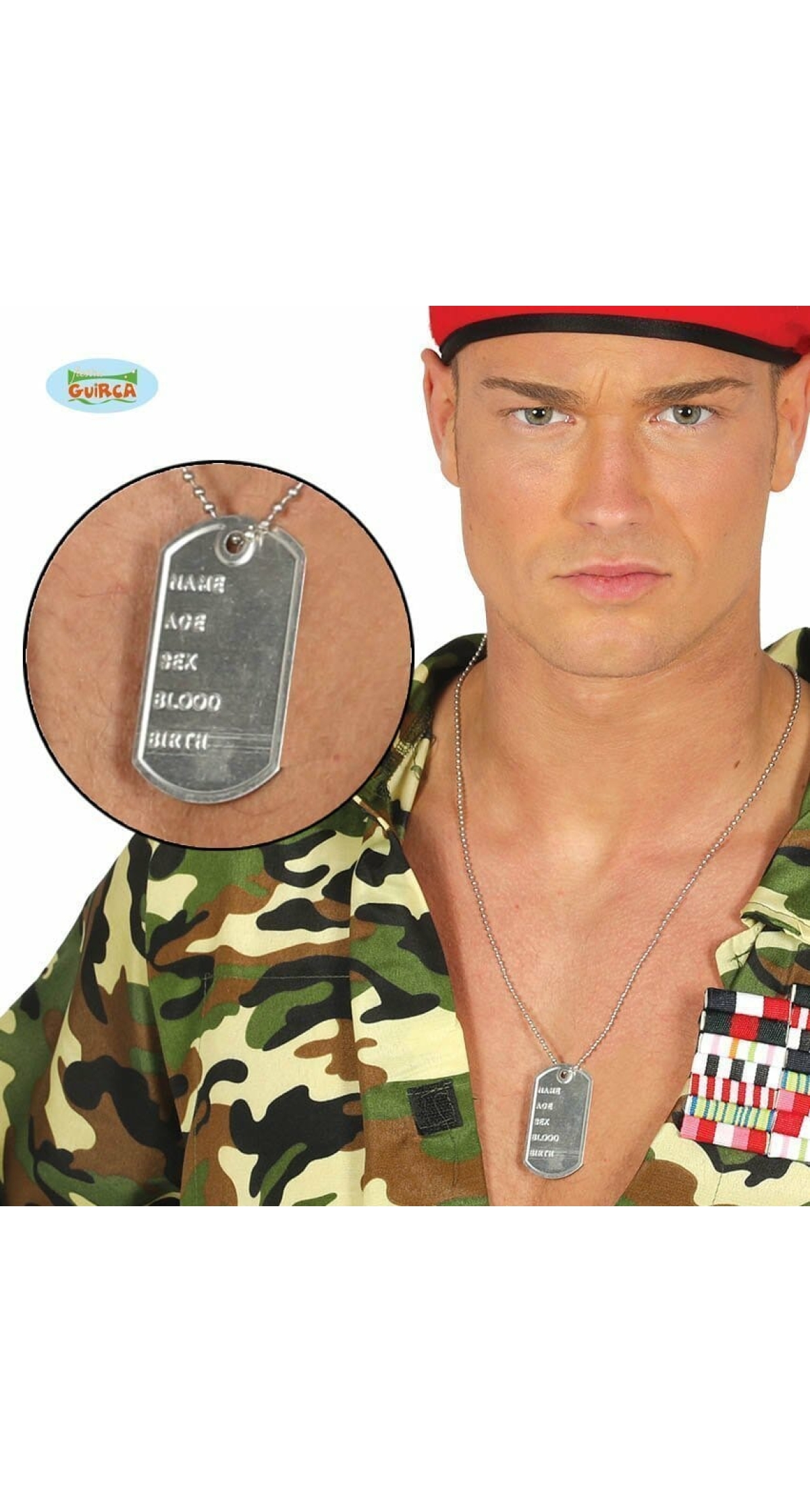 Pendant with Metal Plate ( Dog Tag )