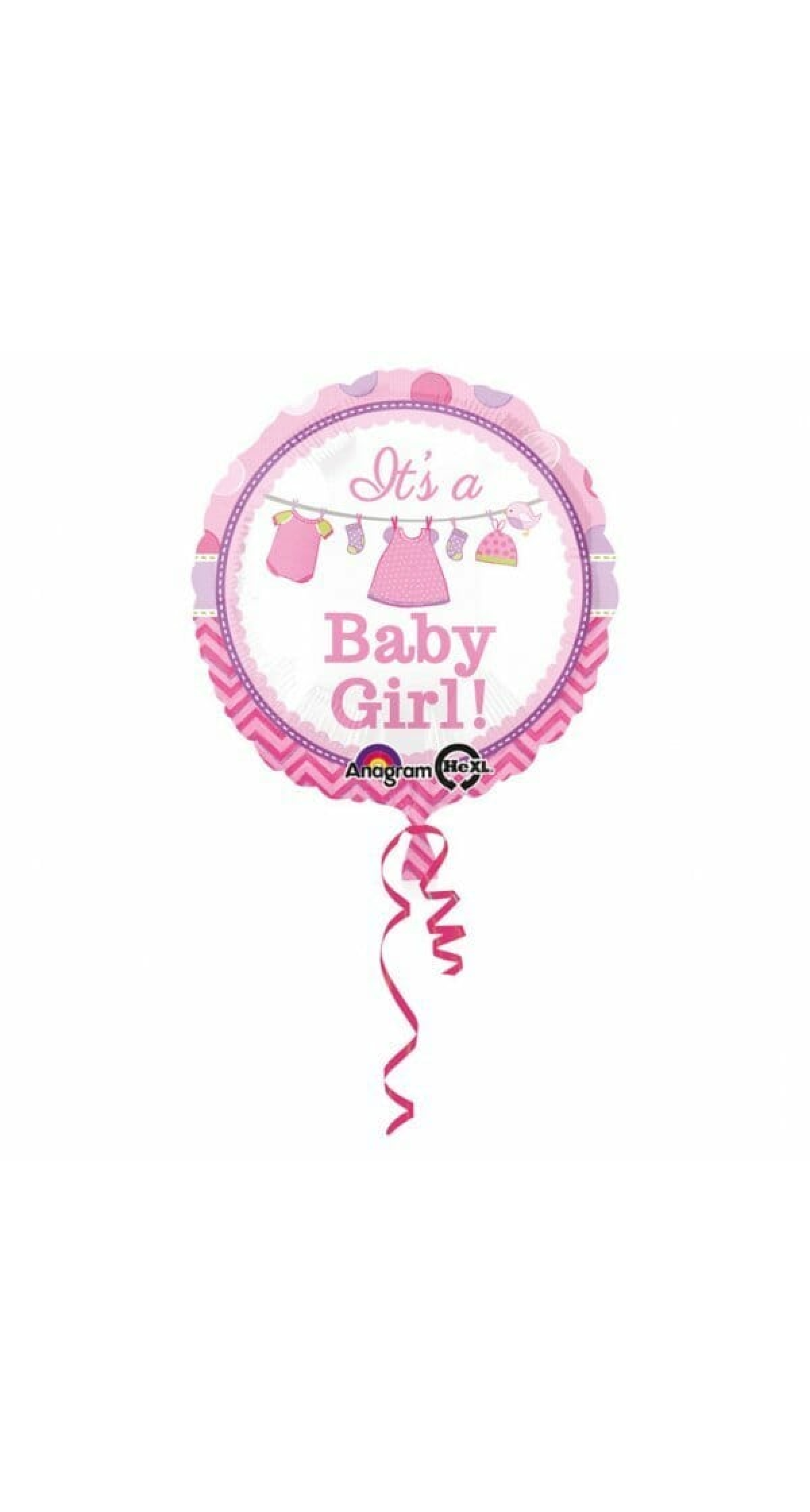 It's A Baby Girl Foil Balloon 17'' - 43cm
