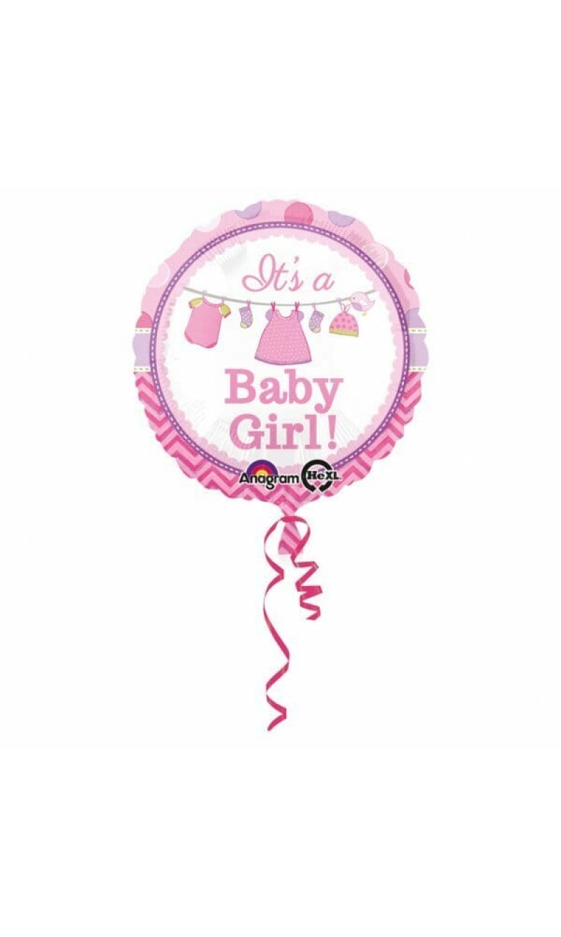 It's A Baby Girl Foil Balloon 17'' - 43cm