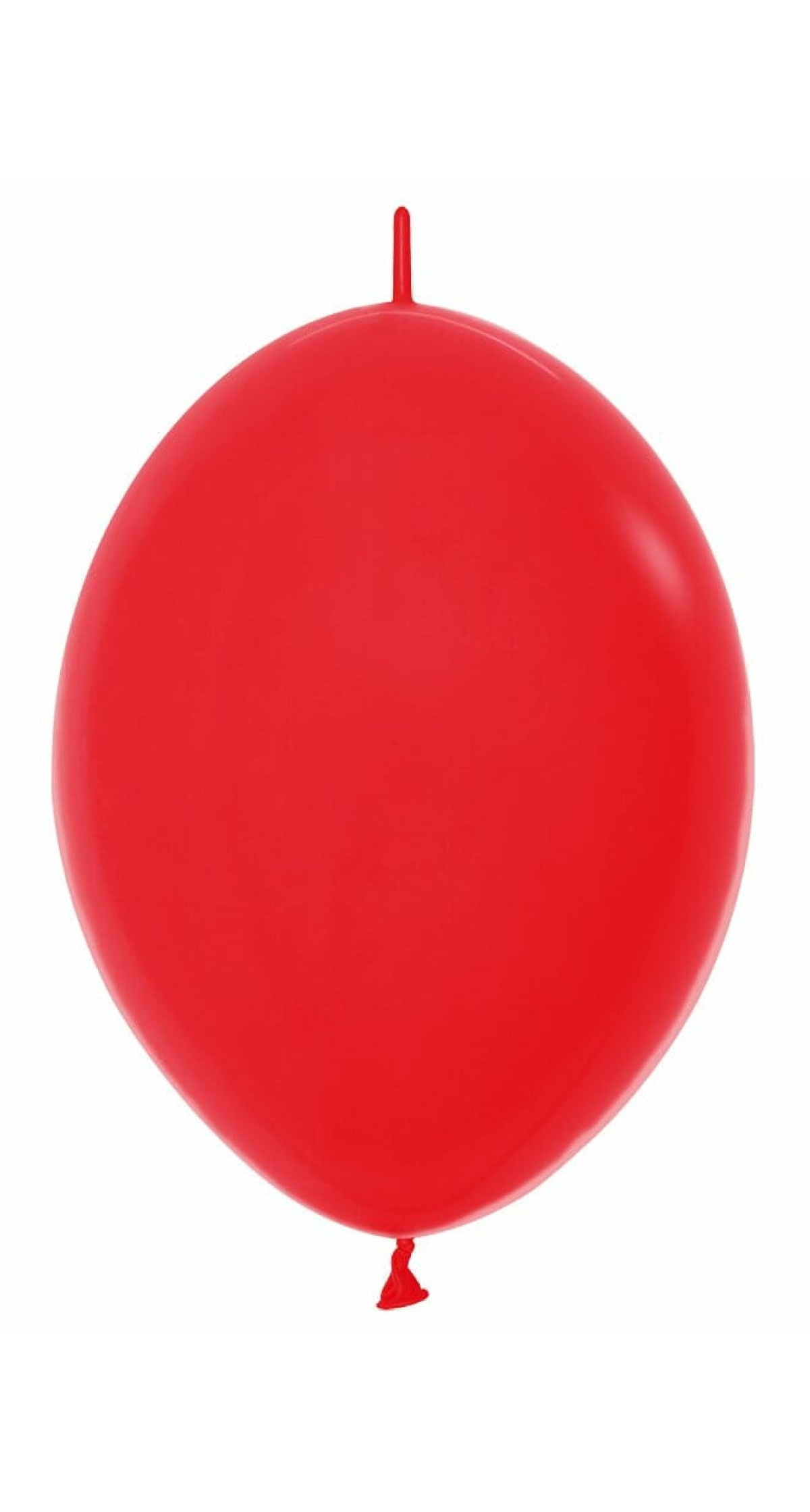 Fashion Solid - Red Link-o-Loon Latex Balloon  - (12" / 30cm)