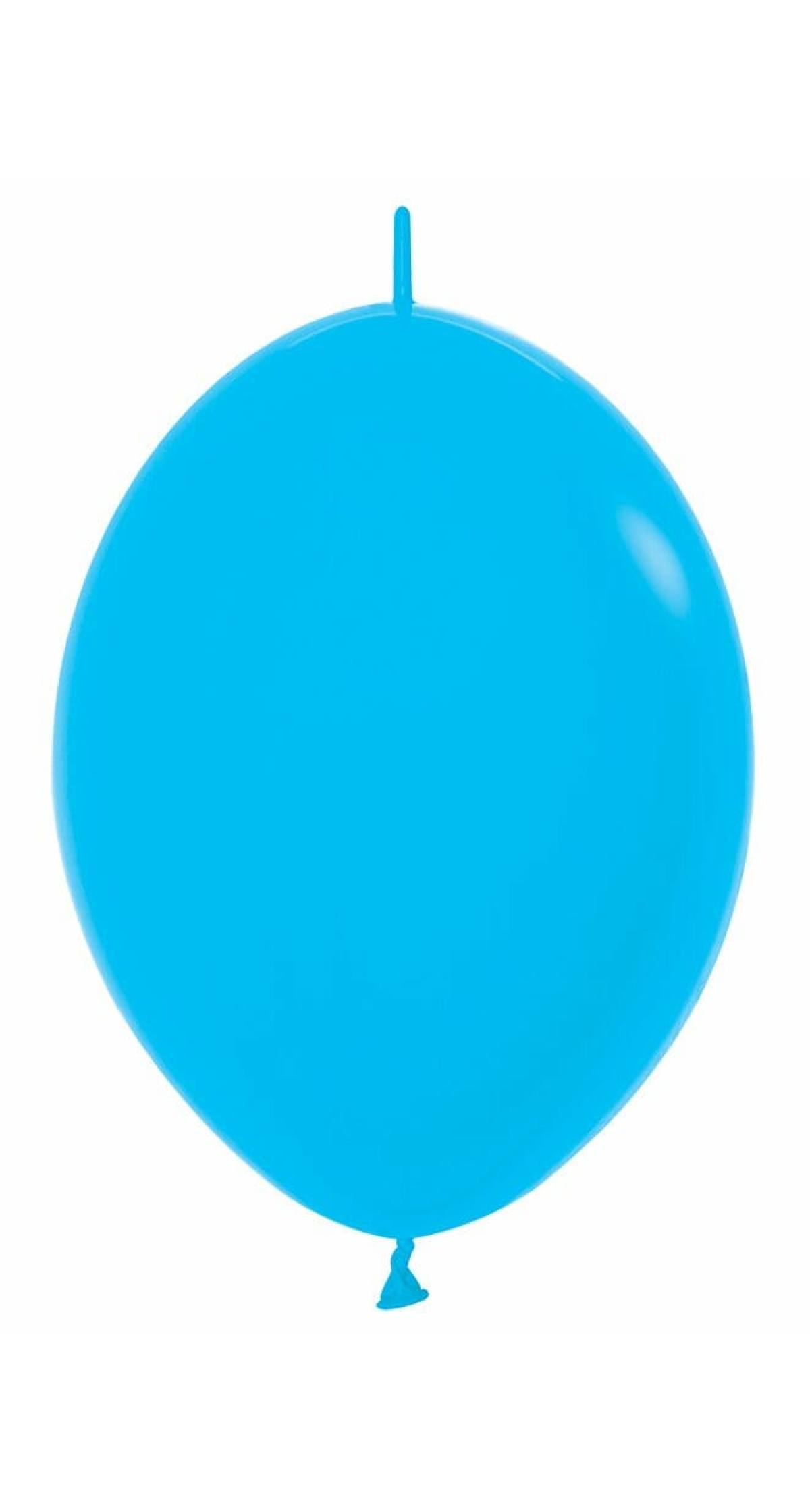 Fashion Solid - Blue Link-o-Loon Latex Balloon  - (12" / 30cm)