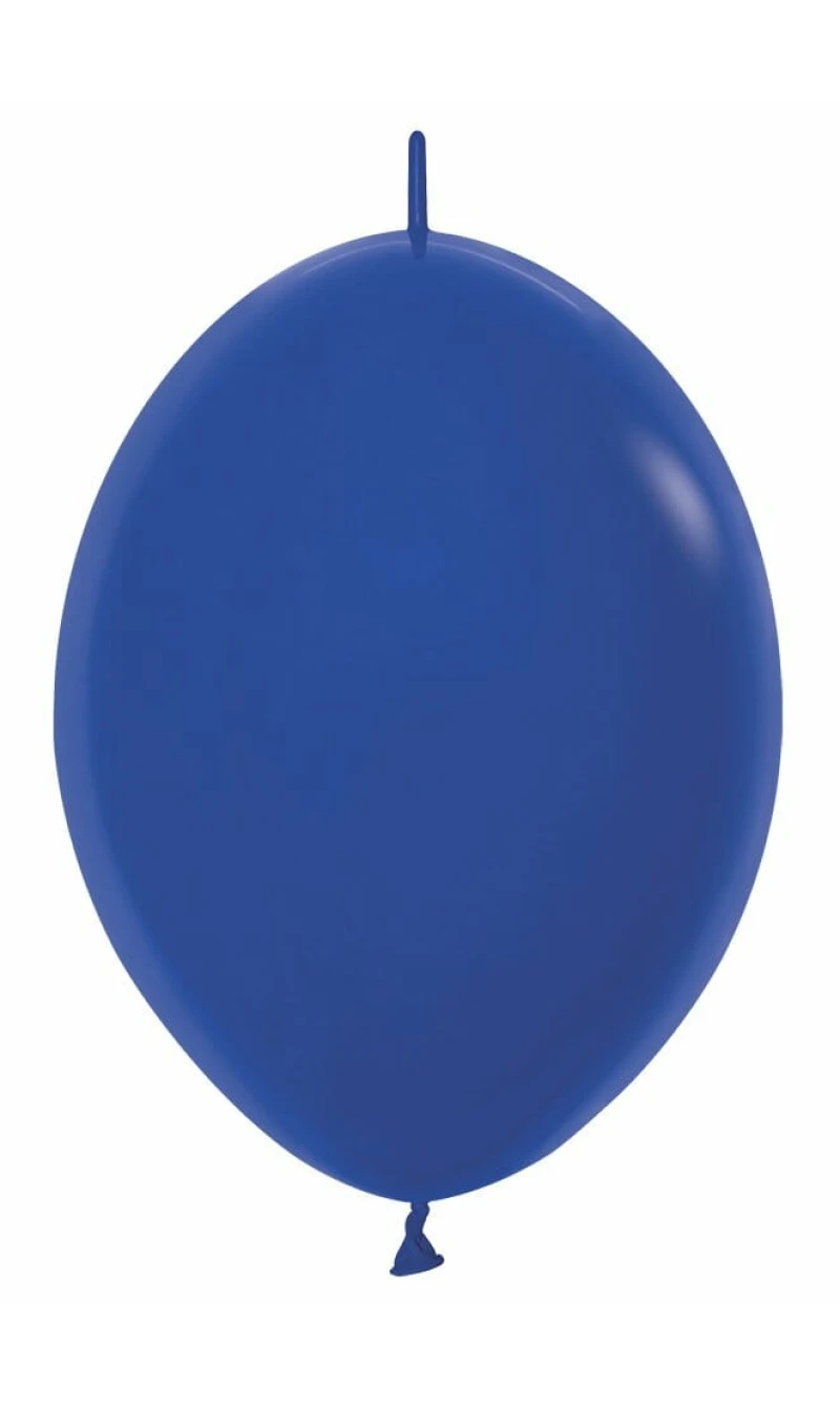 Fashion Solid - Royal Blue Link-o-Loon Latex Balloon  - (12" / 30cm)
