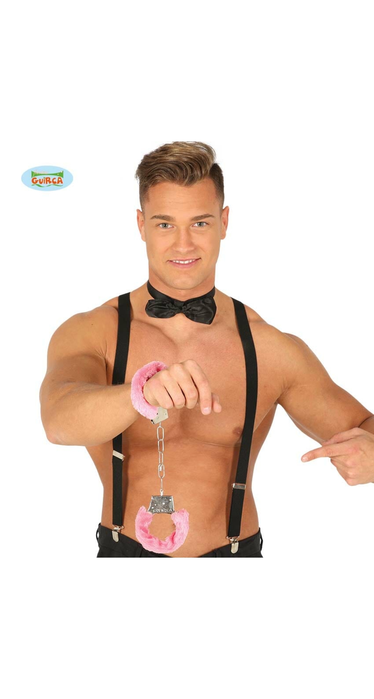 Hens & Bachelors Handcuffs Pink Velvet