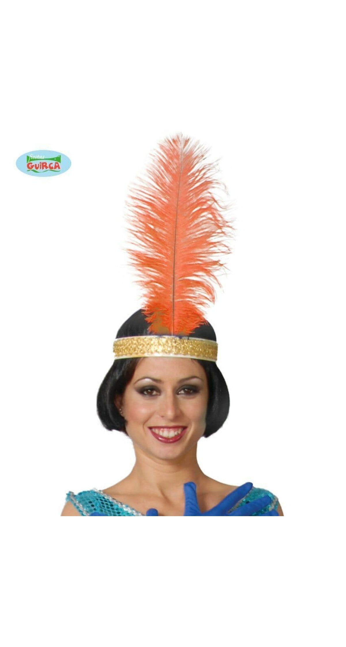 Ostrich Feather 40cm - Orange