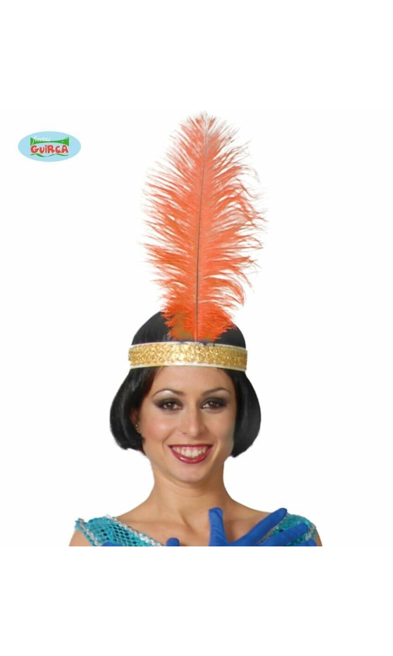 Ostrich Feather 40cm - Orange