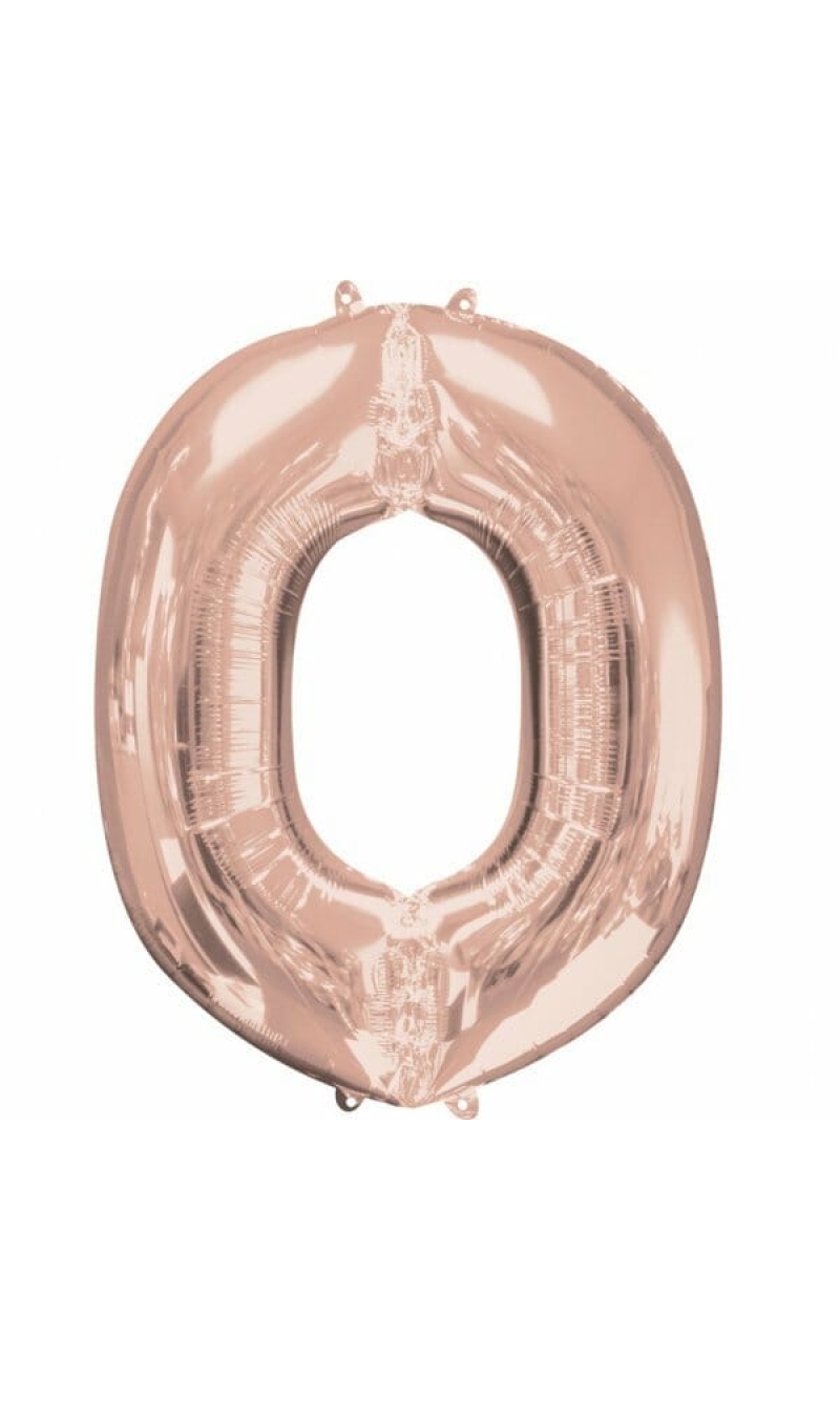 Rose Gold Letter " O " Foil Balloon 34''