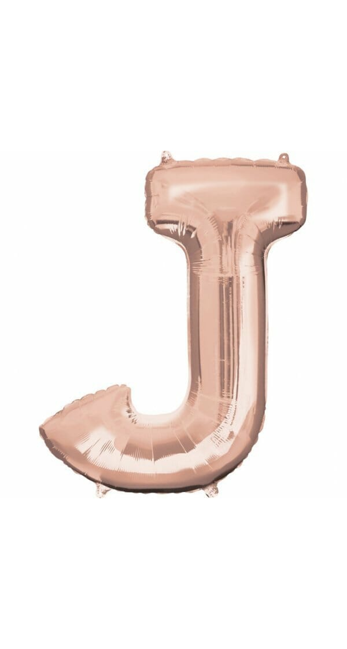 Rose Gold Letter " J " Foil Balloon 34''