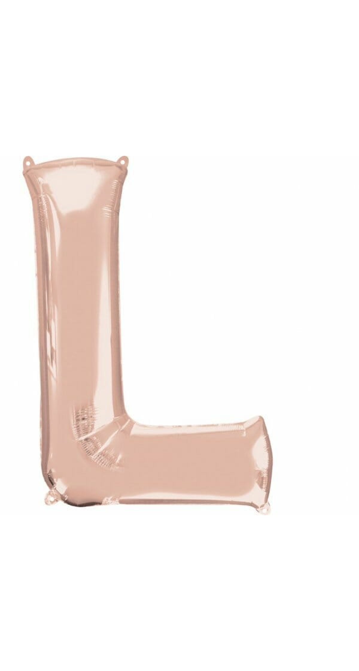 Rose Gold Letter "L" Foil Balloon 34''