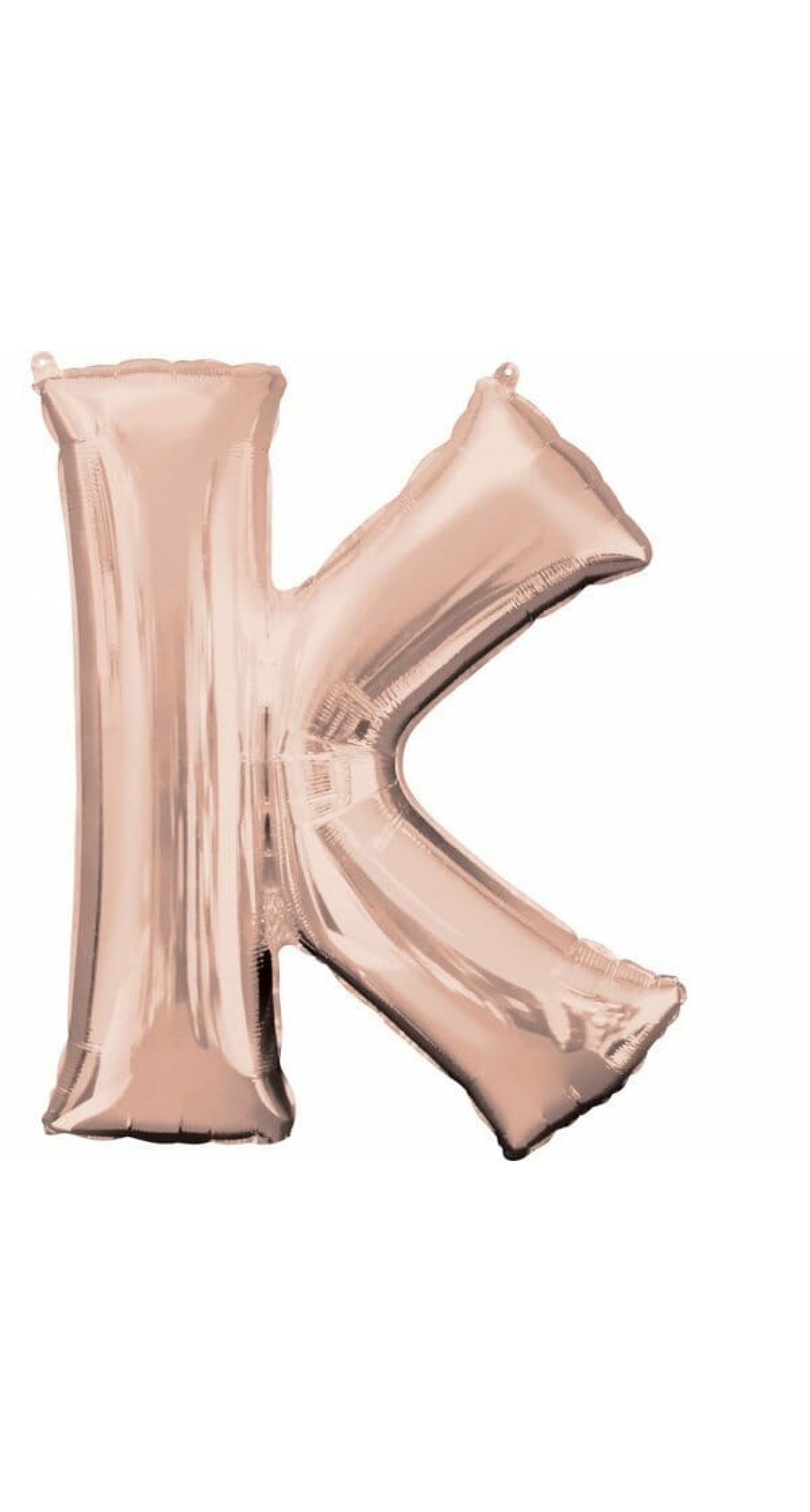 Rose Gold Letter " K " Foil Balloon 34''