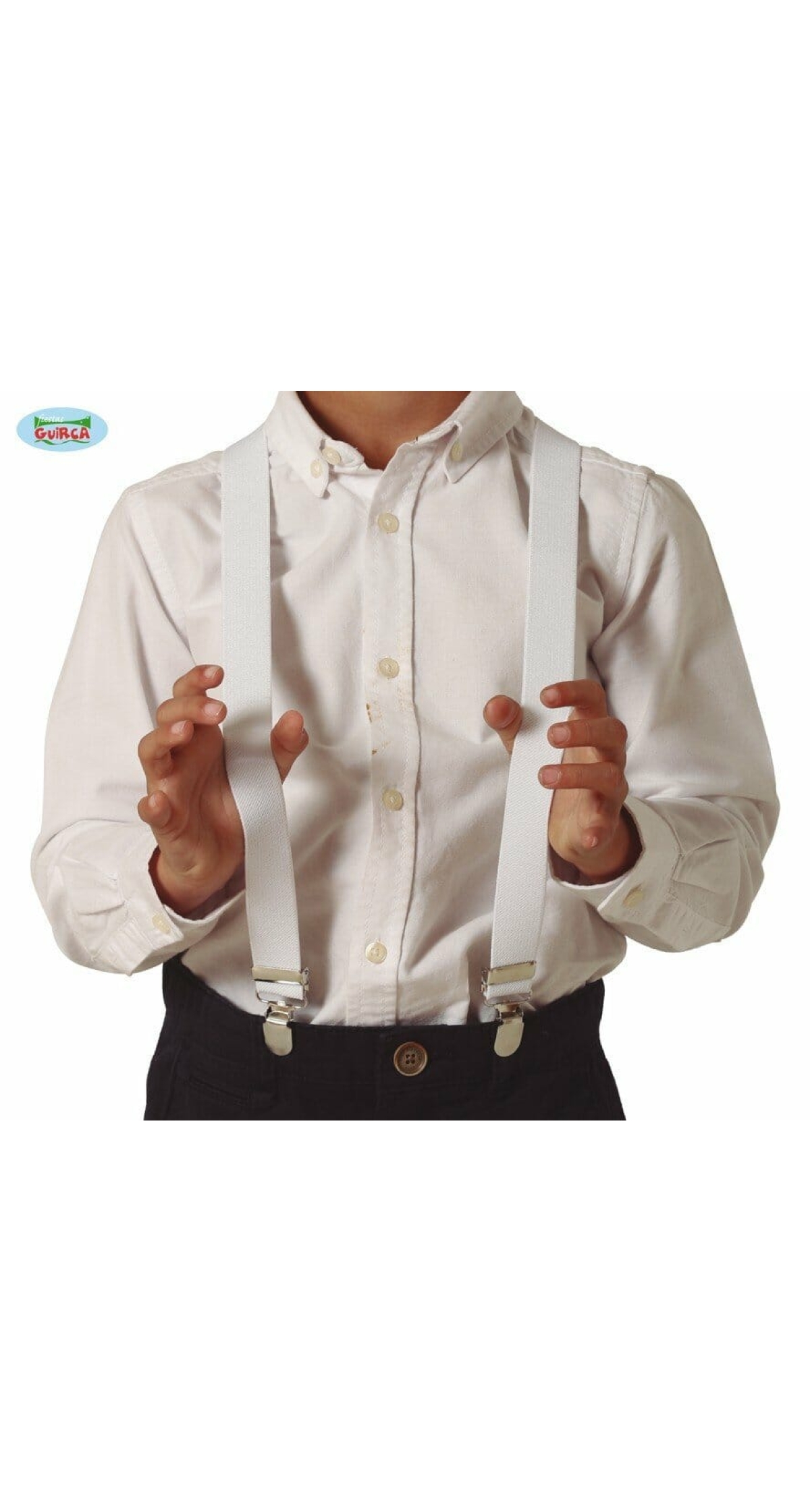 Braces White - Child Size
