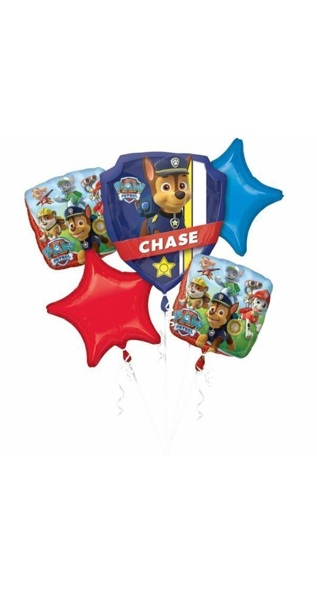 Paw Patrol Bouquet Foil Balloons - 5pk