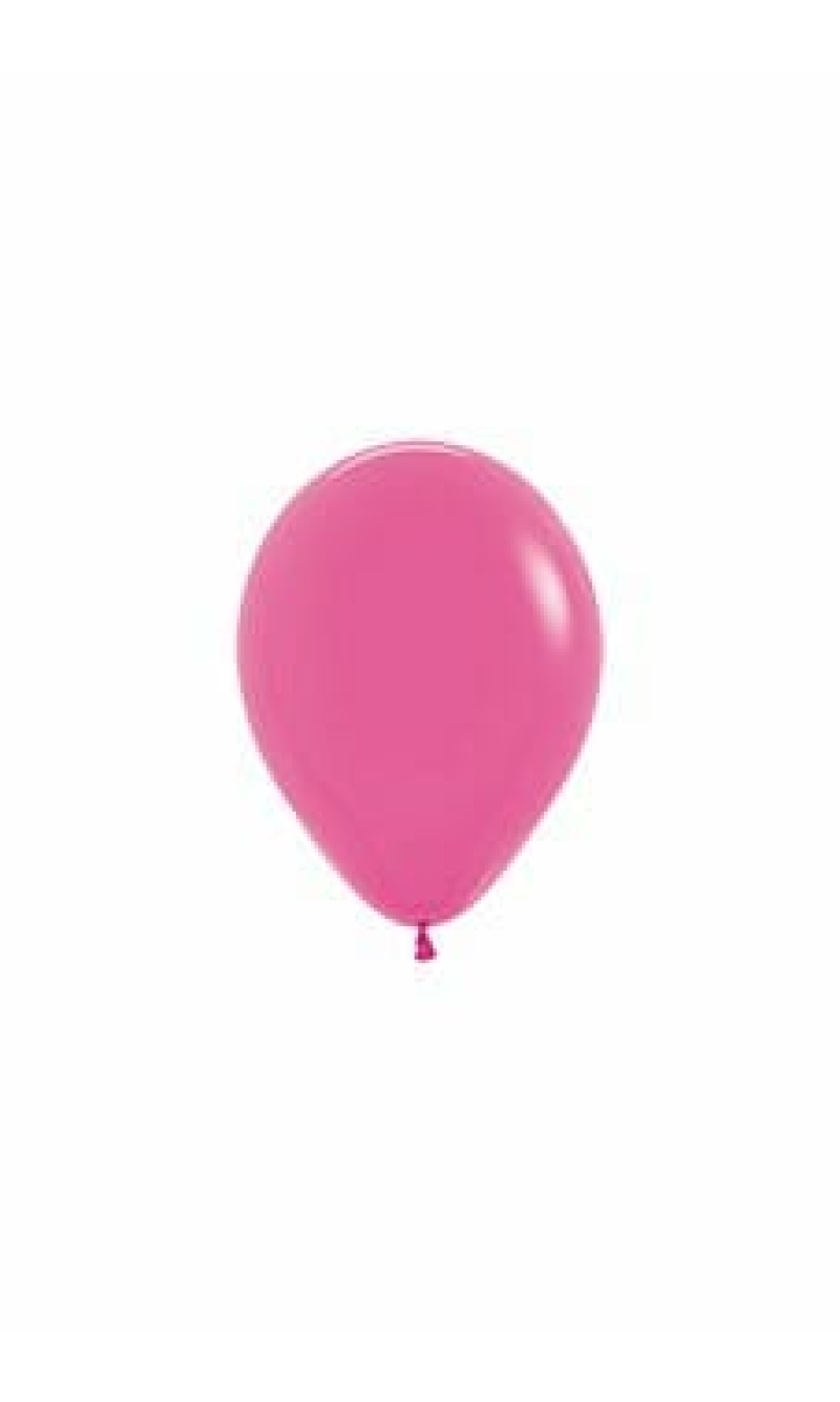 Fashion Solid - Fuchsia Latex Balloon - (5" / 12cm)