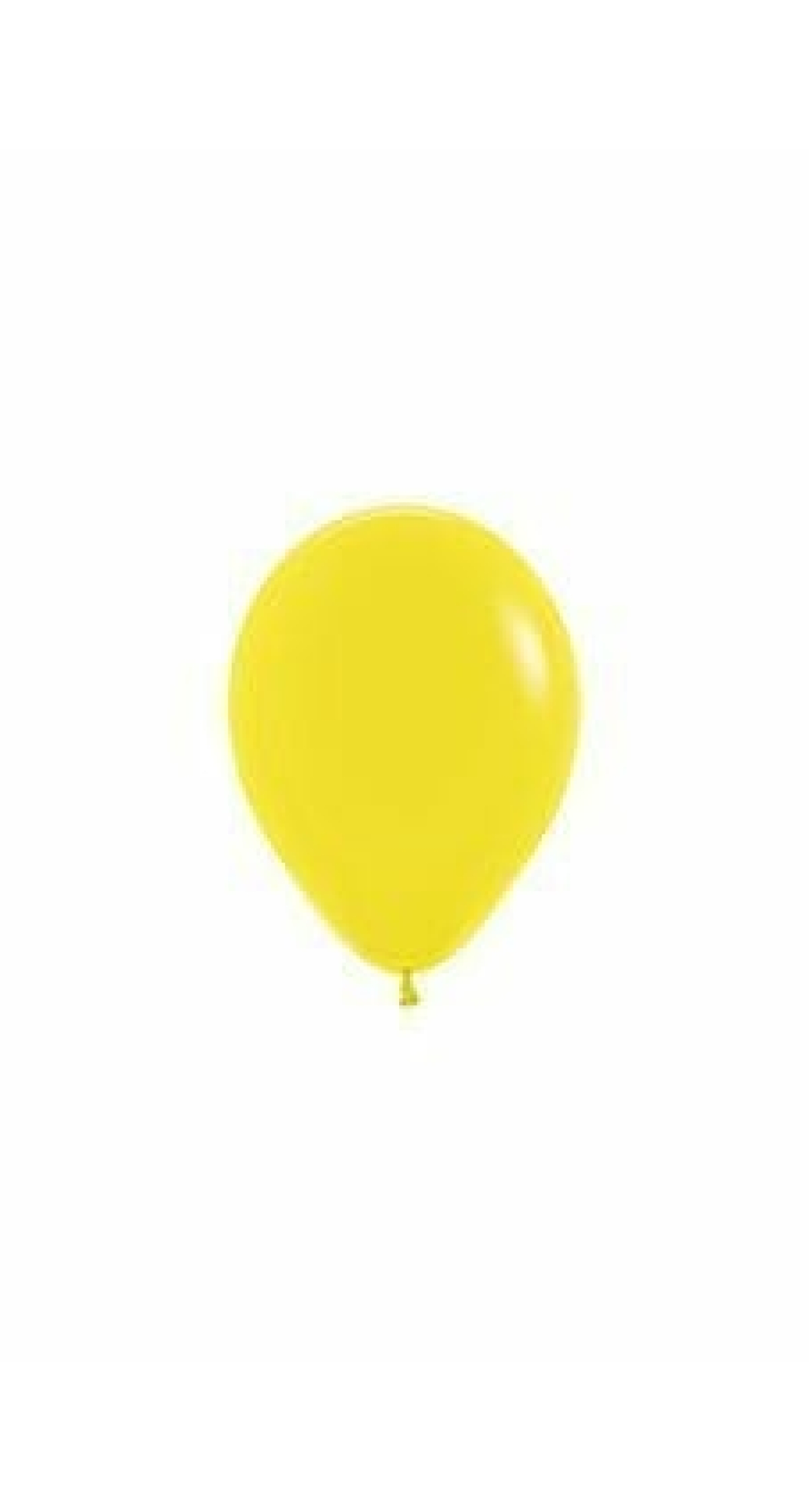 Fashion Solid - Yellow Latex Balloon - (5" / 12cm)