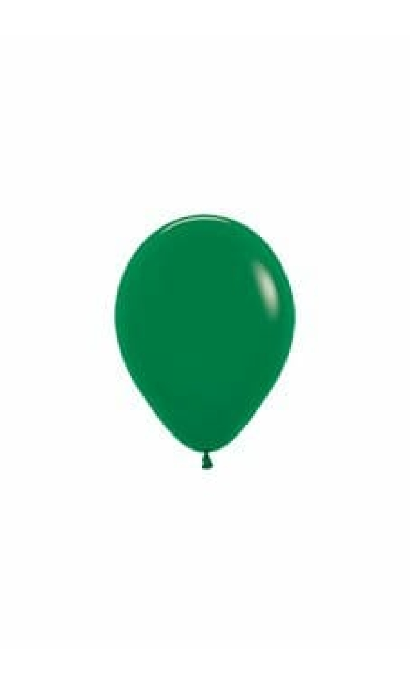 Fashion Solid - Forest Green Latex Balloon - (5" / 12cm)
