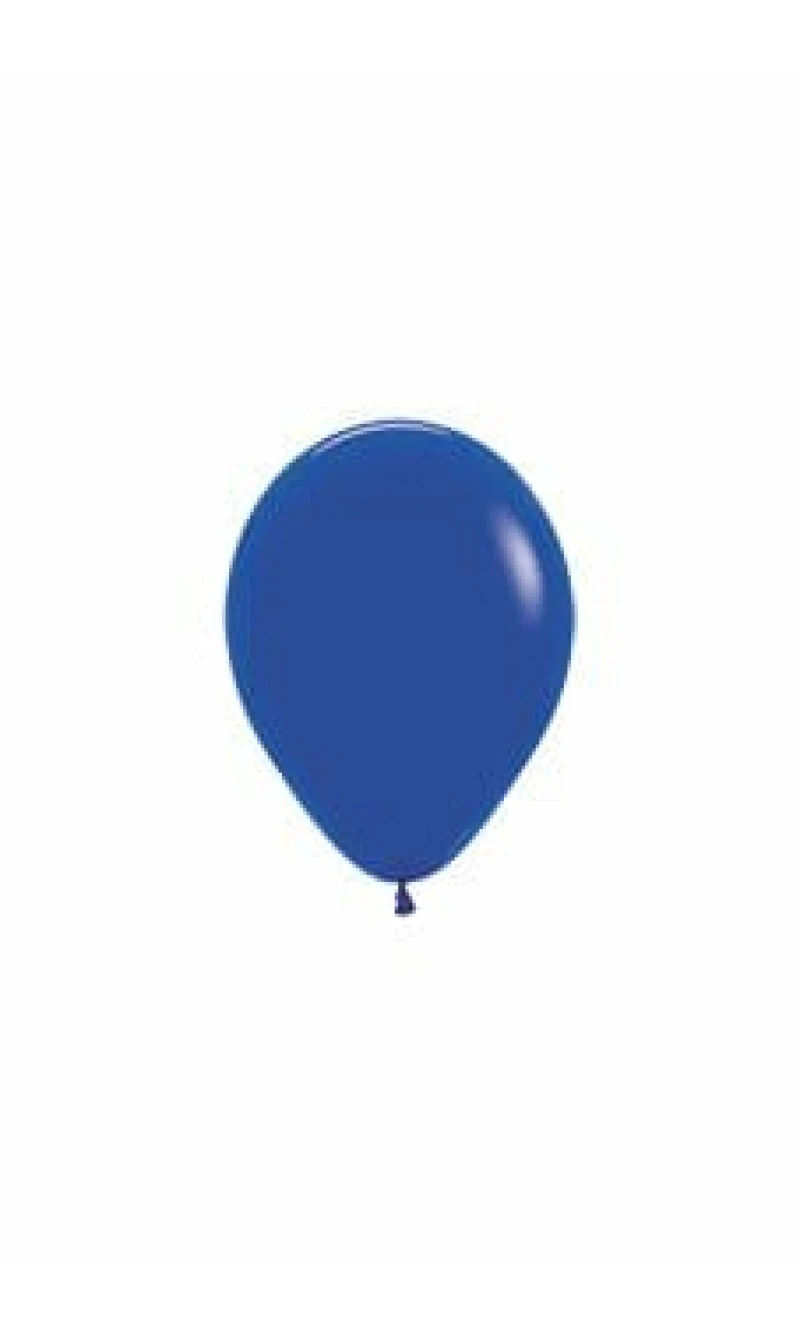 Fashion Solid - Royal Blue Latex Balloon - (5" / 12cm)