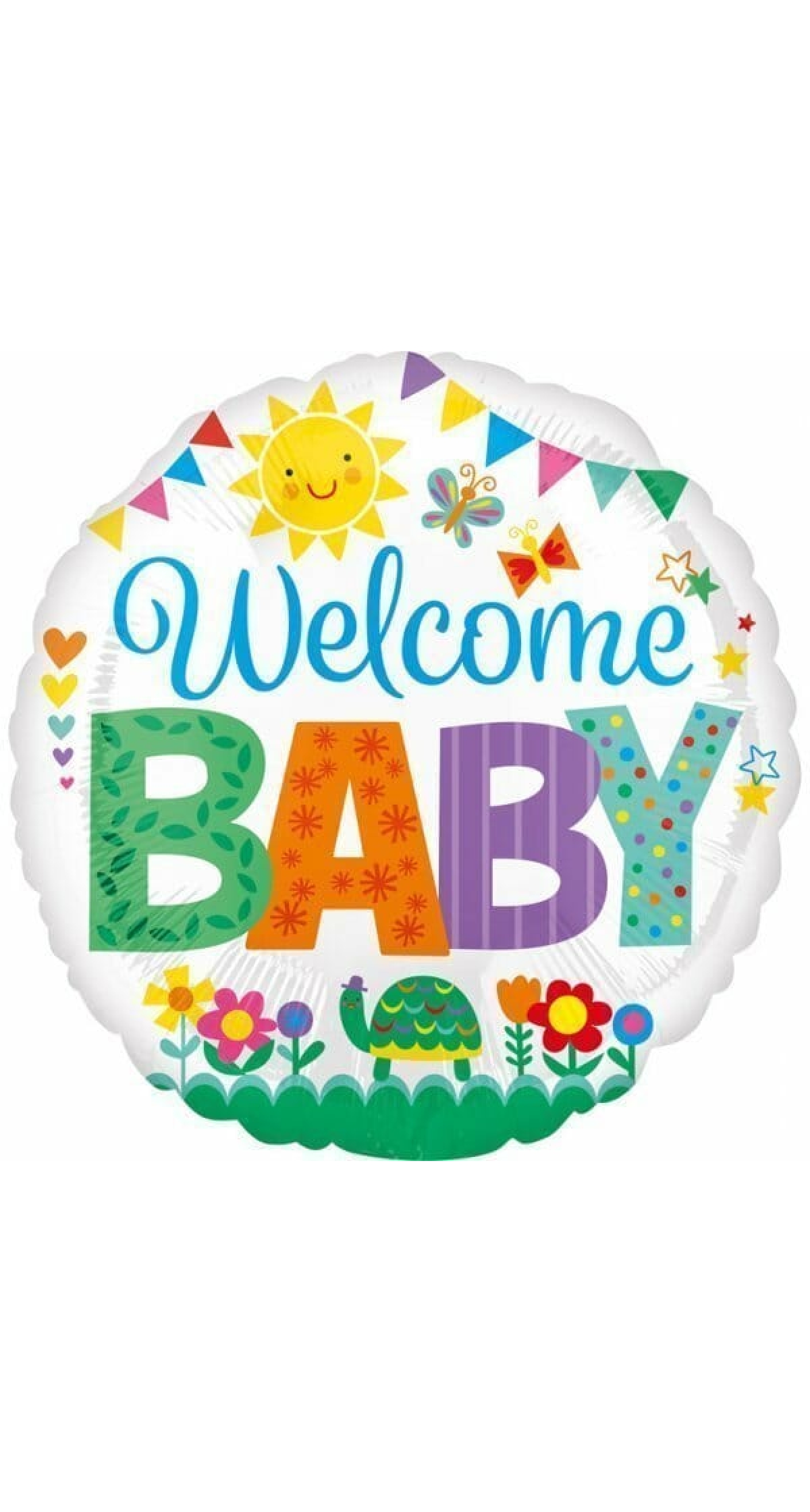 Welcome Baby Foil Balloon 17"
