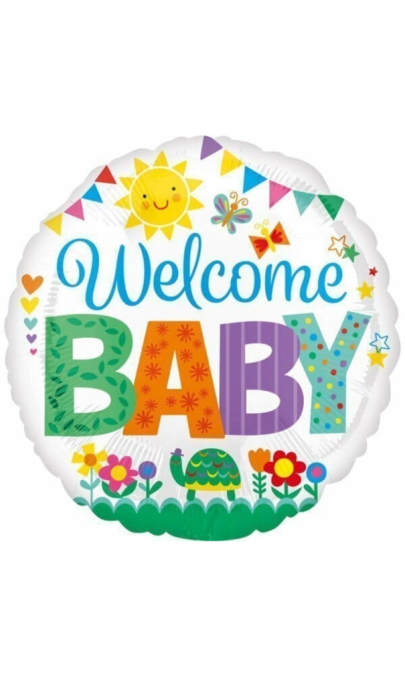 Welcome Baby Foil Balloon 17"
