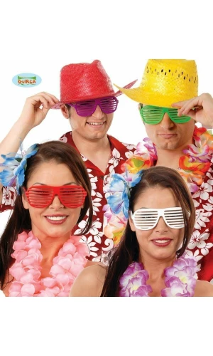 Assorted Hawaiian Shutter Glasses