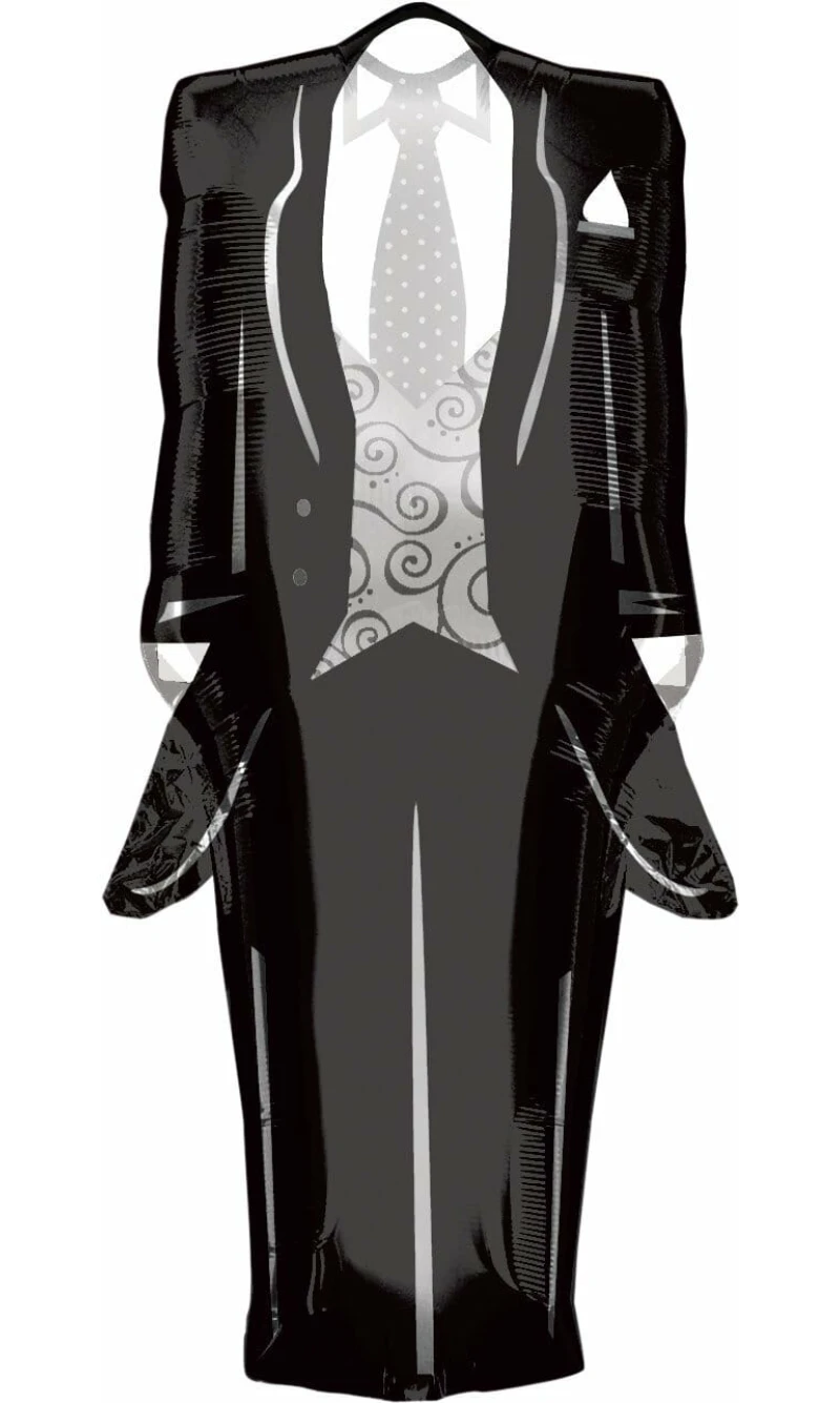 Wedding Groom Tuxedo Super Shape Foil Balloon 36'' x 15'' (91cm x 38cm)
