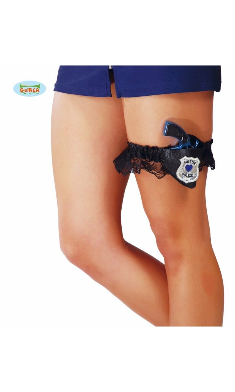 Suspender With Police Gun
