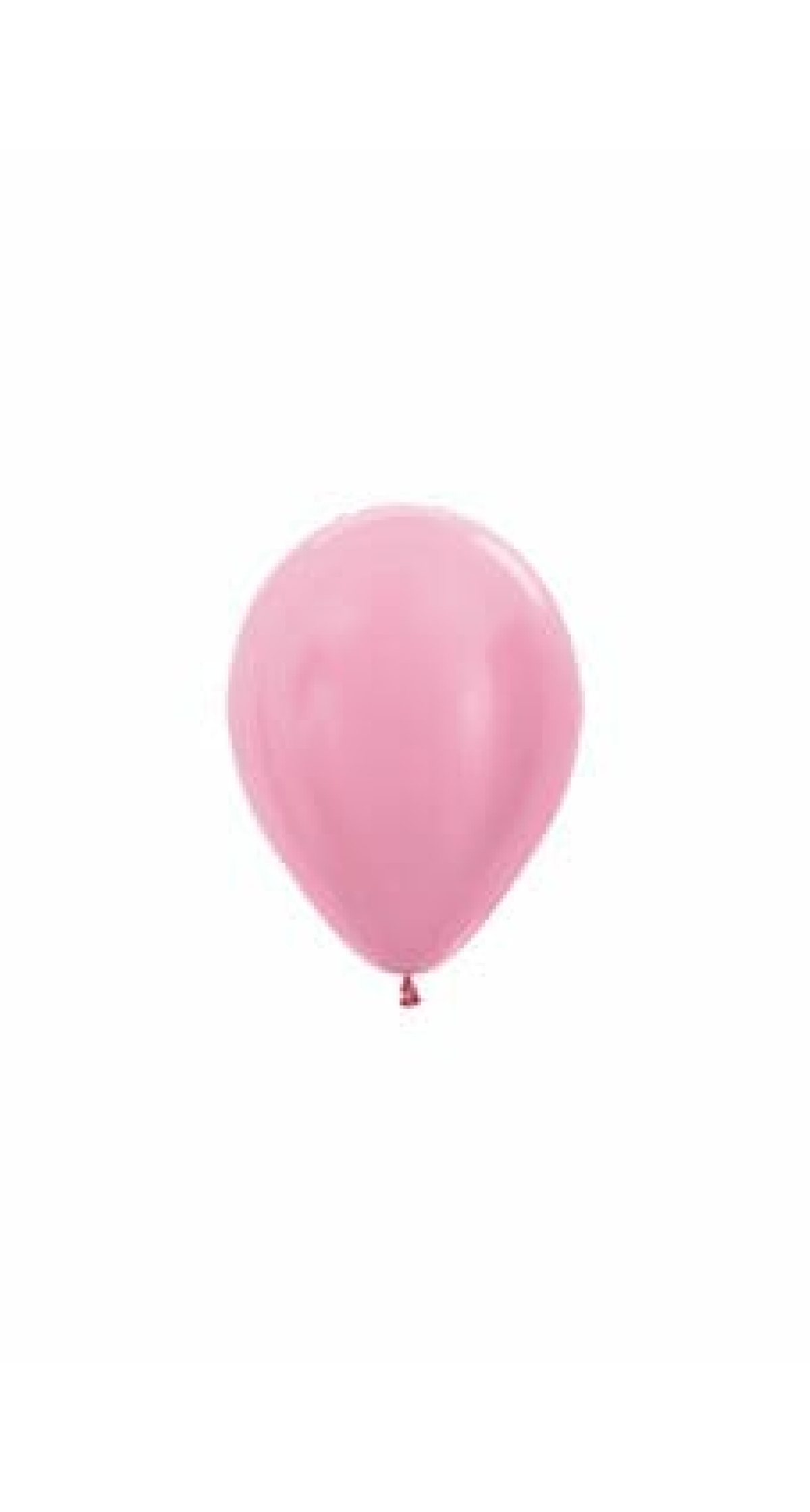 Satin Pearl - Pink Latex Balloon - (5" / 12cm)