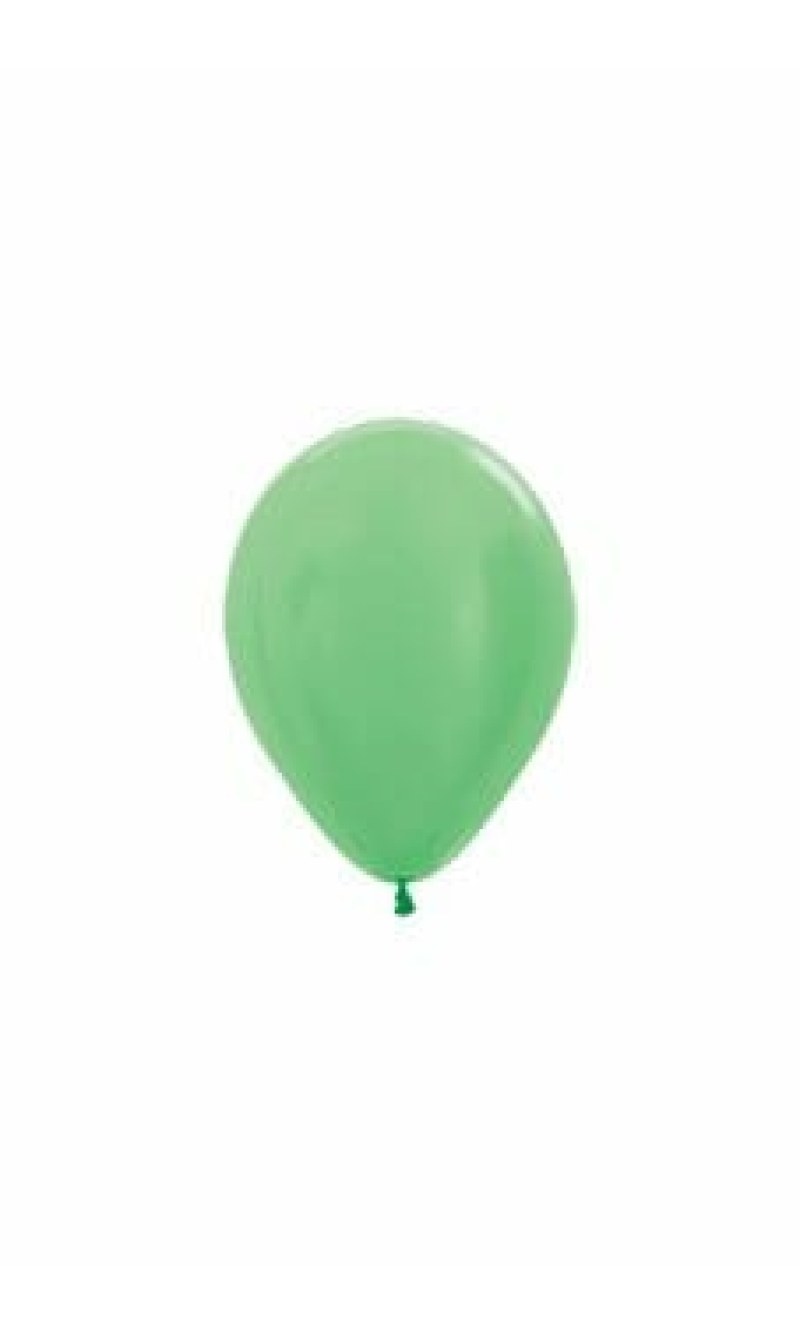 Satin Pearl - Green Latex Balloon - (5" / 12cm)