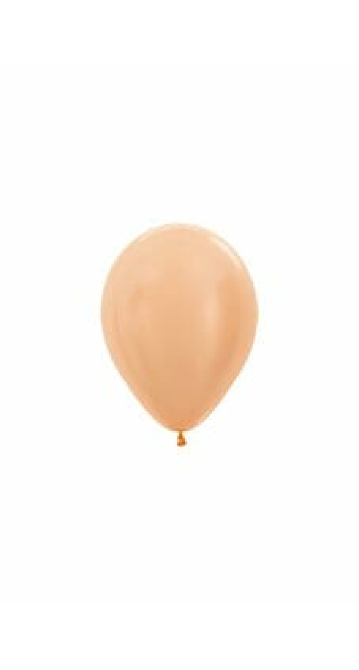 Satin Pearl - Peach Blush Latex Balloon - (5" / 12cm)