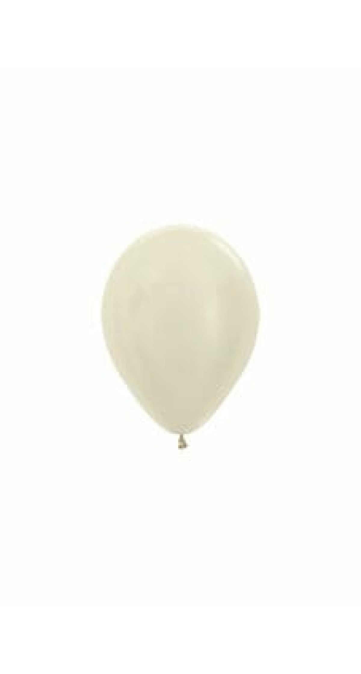 Satin Pearl - Ivory Latex Balloon - (5" / 12cm)